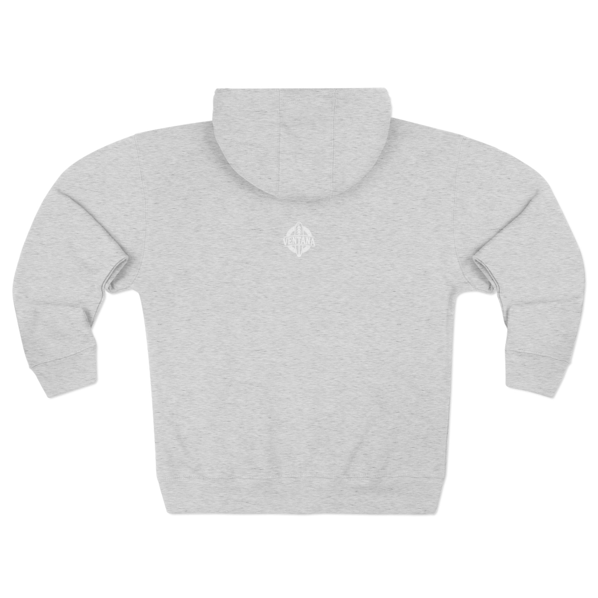 Pelican Lotería Unisex - Zip Cotton Blend Fleece Hoodie (El Pelícano)