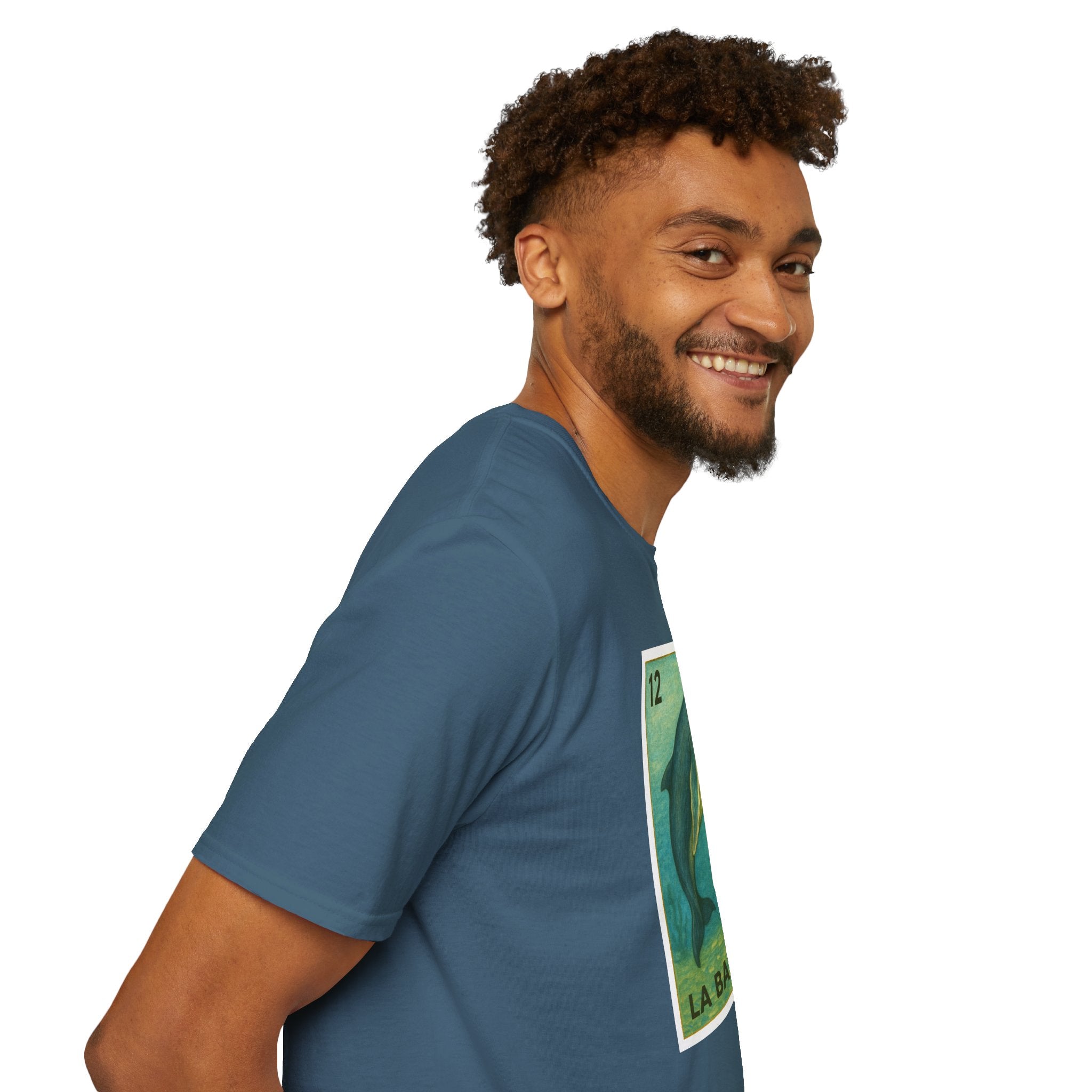 Whale Lotería Unisex - Soft Style U.S. Cotton T-Shirt (La Ballena)