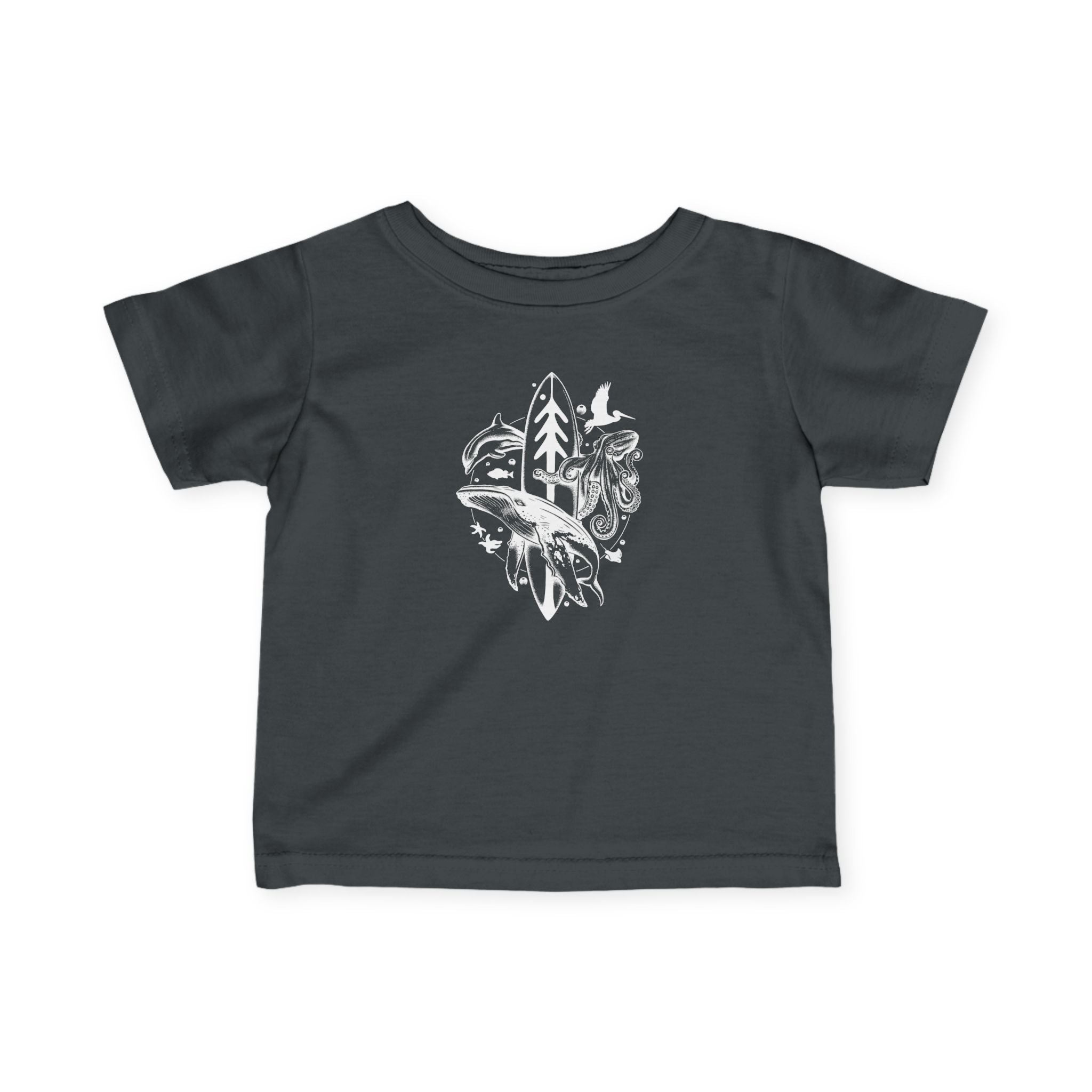 Ventana Monterey Bay by Thiago Bianchini - Infant 100% Cotton T-Shirt