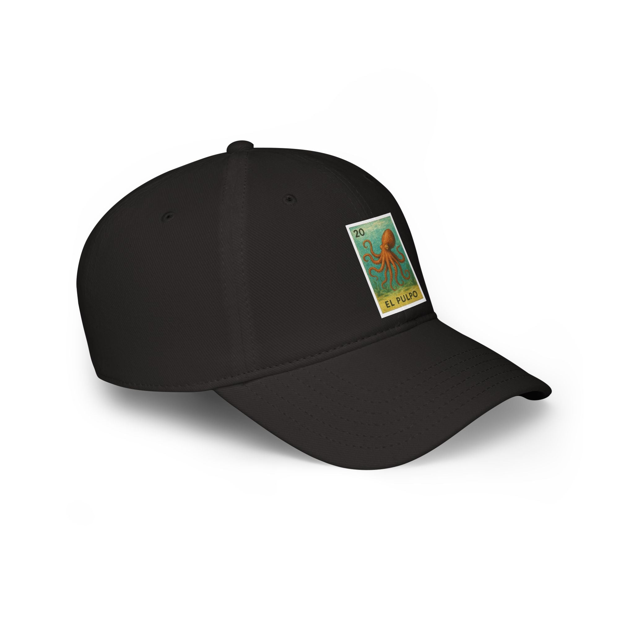 Octopus Lotería Unisex - 100% Cotton Baseball Cap (El Pulpo)