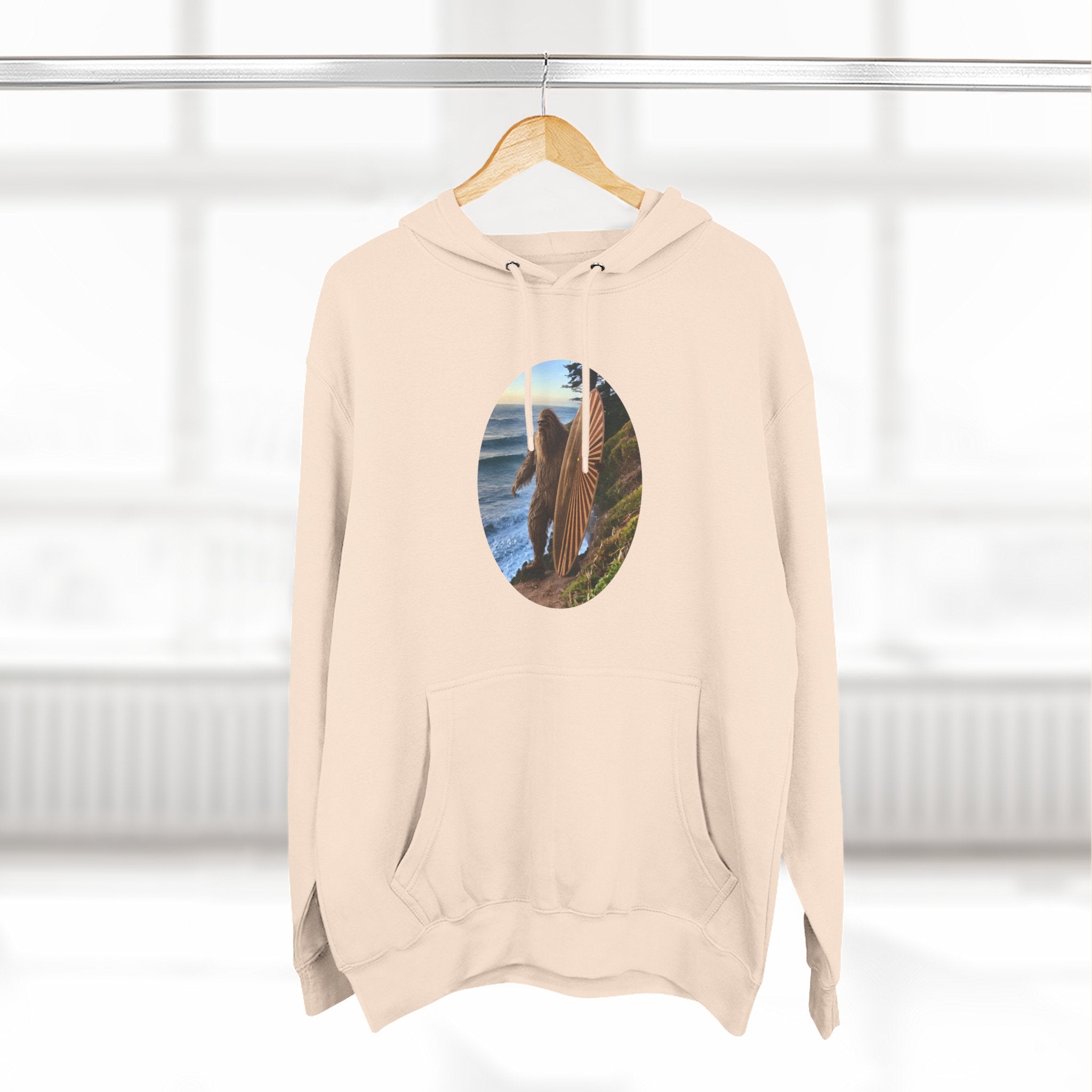 Ventana Real Surfsquatch Unisex - Pull-Over Cotton Blend Fleece Hoodie