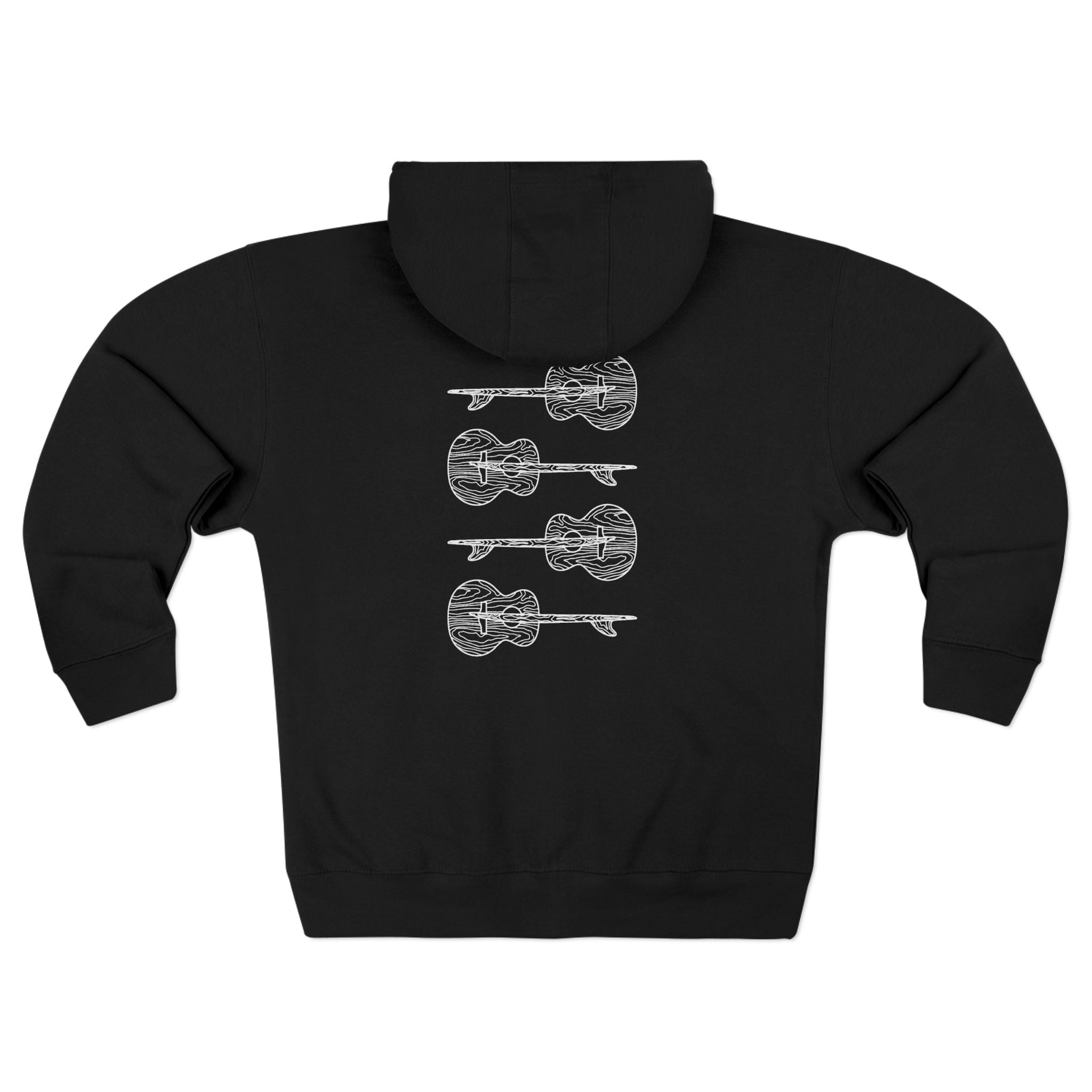 Ventana Santa Cruz Guitar Collab Unisex - Zip Cotton Blend Fleece Hoodie