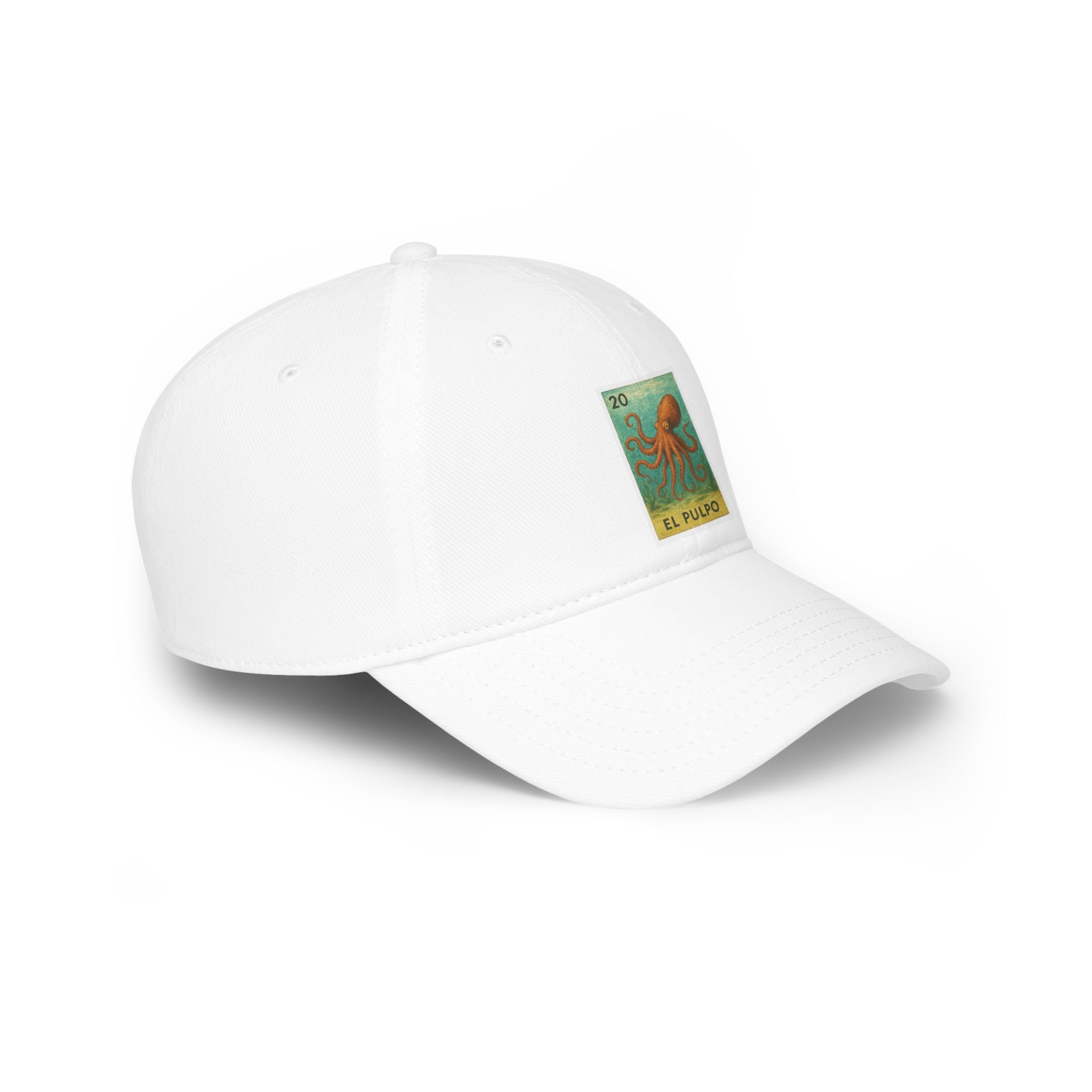 Octopus Lotería Unisex - 100% Cotton Baseball Cap (El Pulpo)
