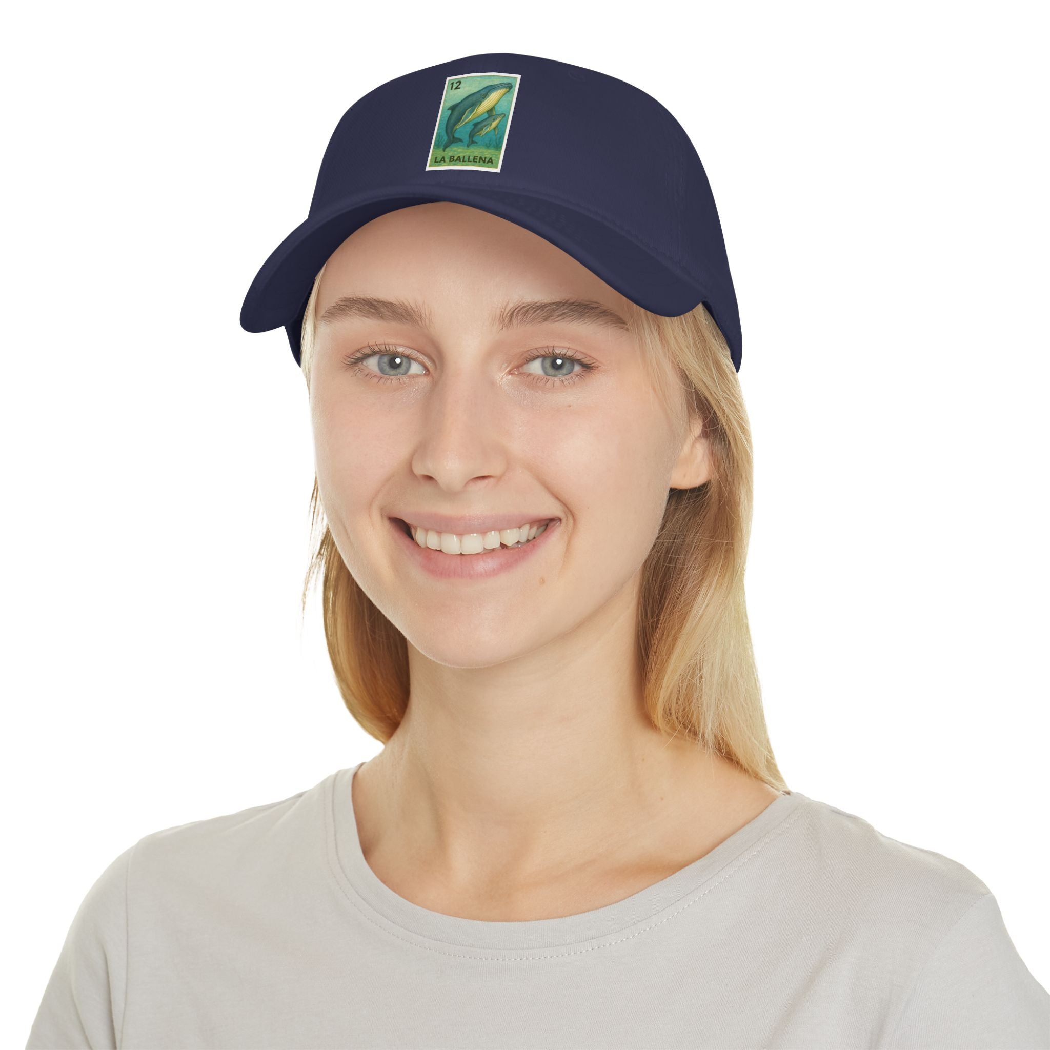 Whale Lotería Unisex - 100% Cotton Baseball Cap (La Ballena)