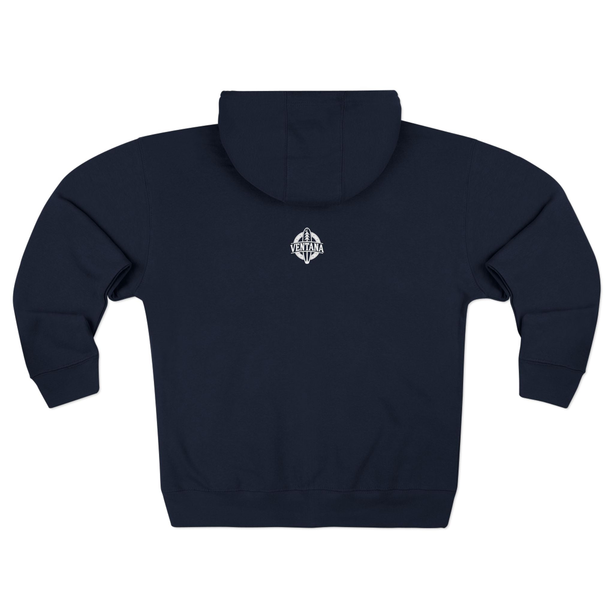 Orca Lotería Unisex - Zip Cotton Blend Fleece Hoodie (La Orca)