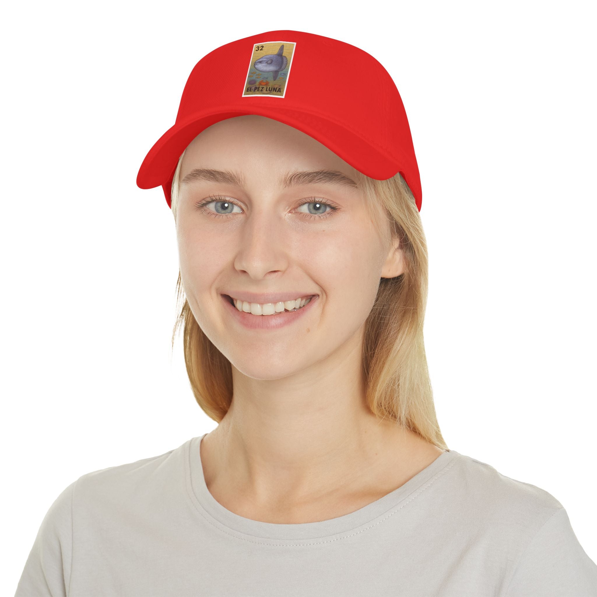Sunfish Lotería Unisex - 100% Cotton Baseball Cap (El Pez Luna)