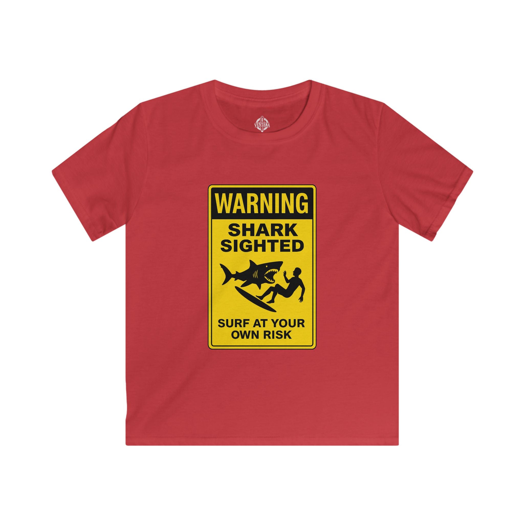 Shark Sighted Kids - Soft Style U.S. Cotton T-Shirt