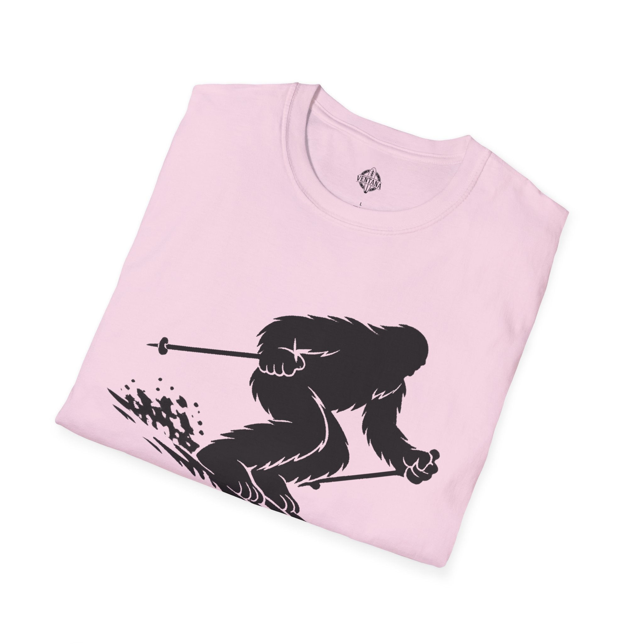 Ventana Shreddy Yeti Ski Unisex - U.S. Cotton T-Shirt