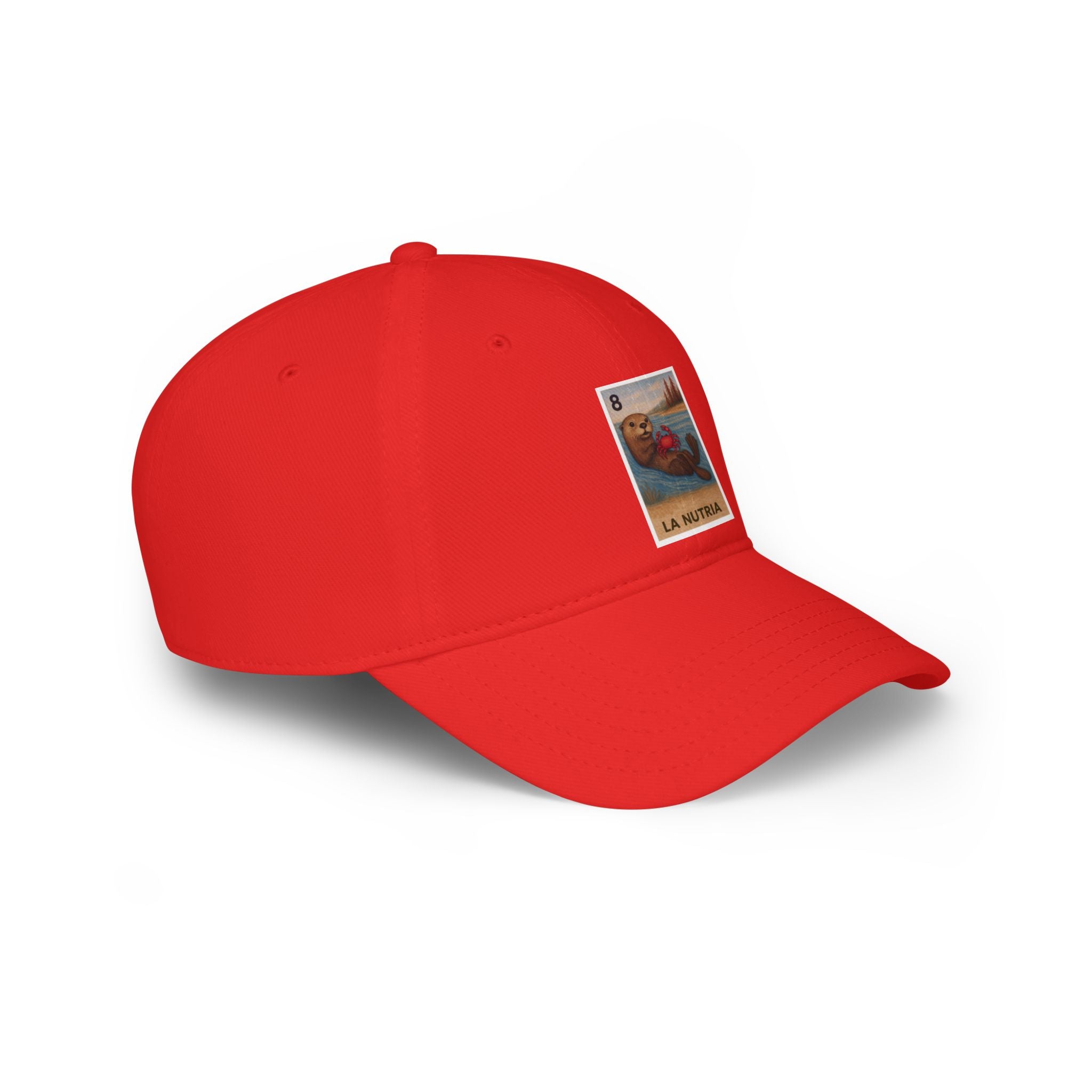 Sea Otter Lotería Unisex - 100% Cotton Baseball Cap (La Nutria)