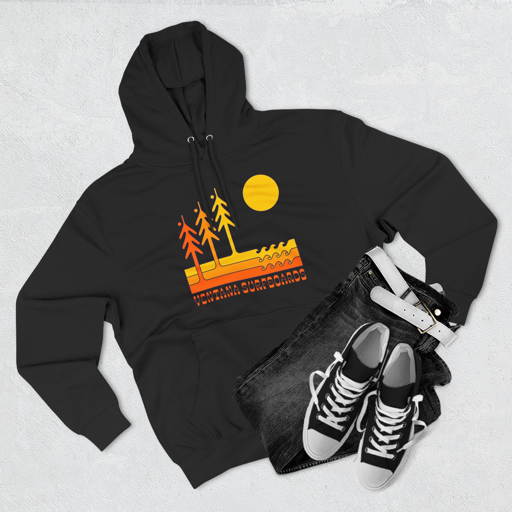 Ventana Circa 78 Unisex - Pull-Over Cotton Blend Fleece Hoodie