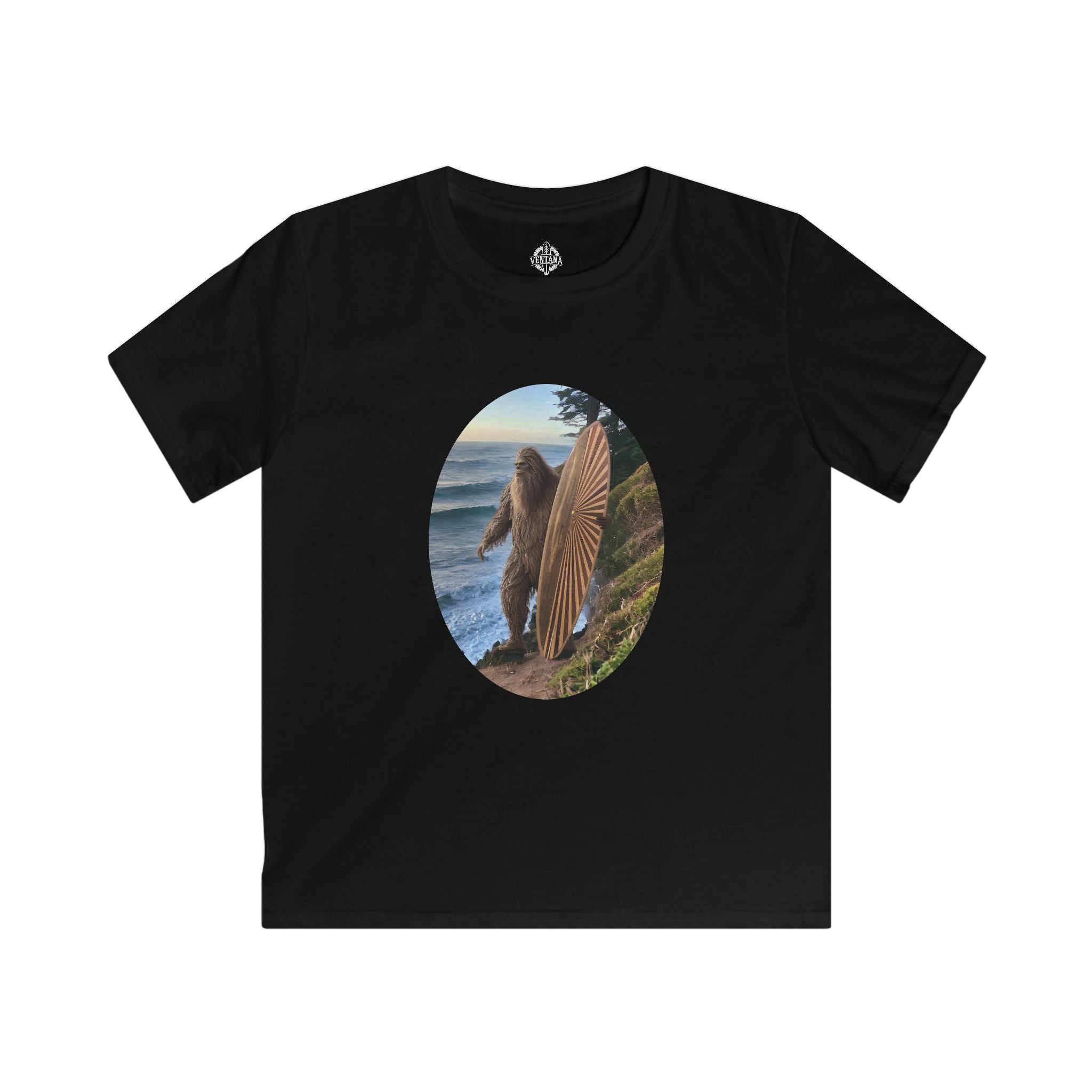 Ventana Real Surfsquatch Kids - Soft Style U.S. Cotton T-Shirt