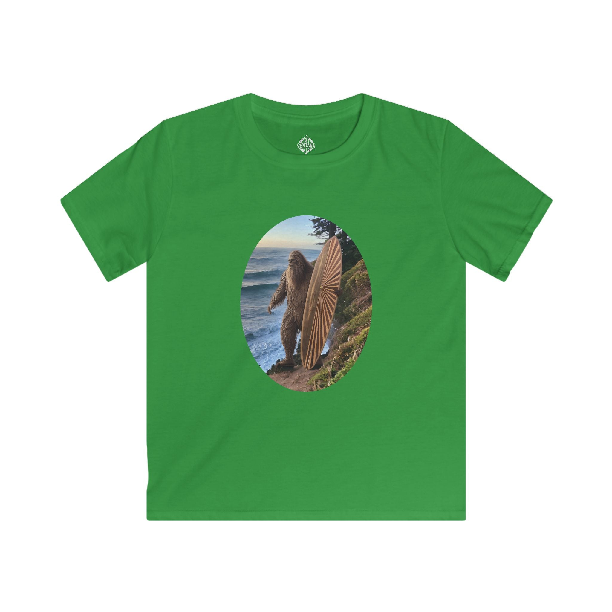Ventana Real Surfsquatch Kids - Soft Style U.S. Cotton T-Shirt