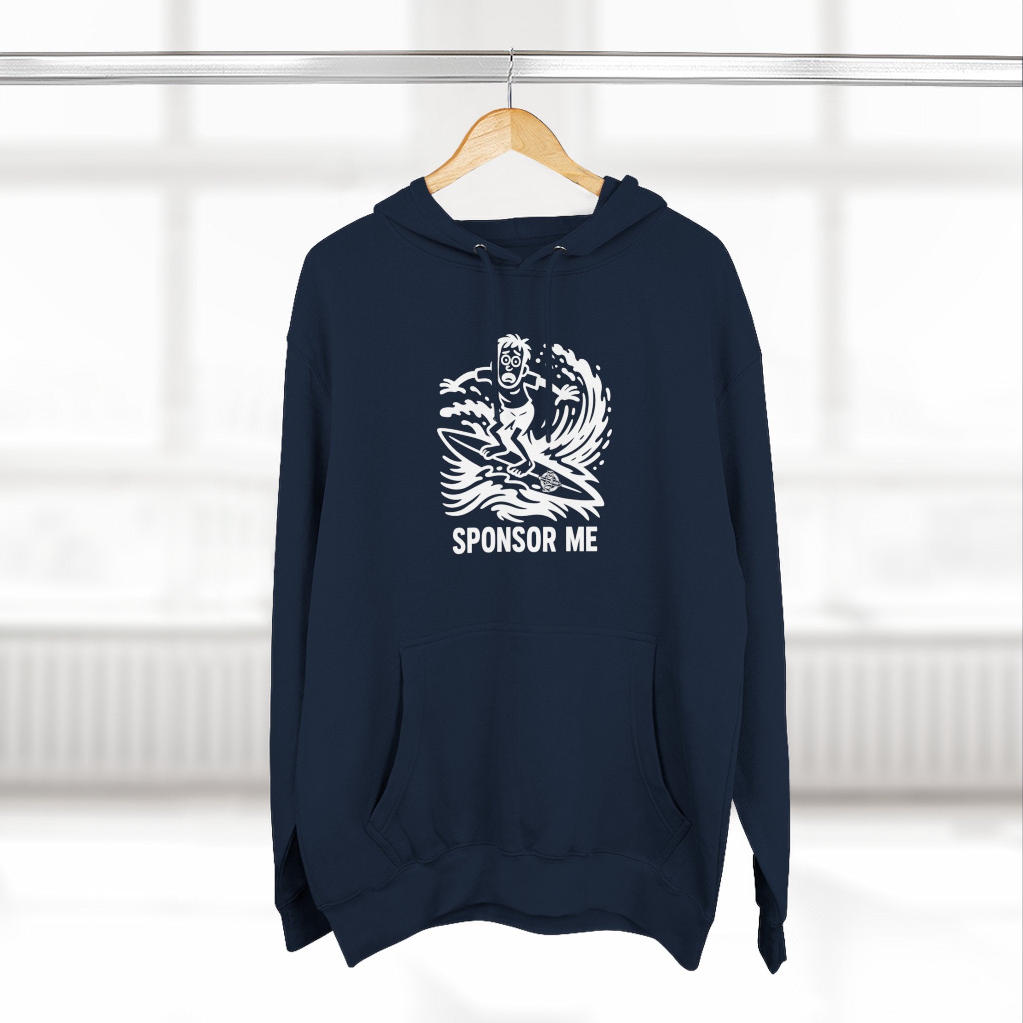 Sponsor Me Unisex - Pull-Over Cotton Blend Fleece Hoodie