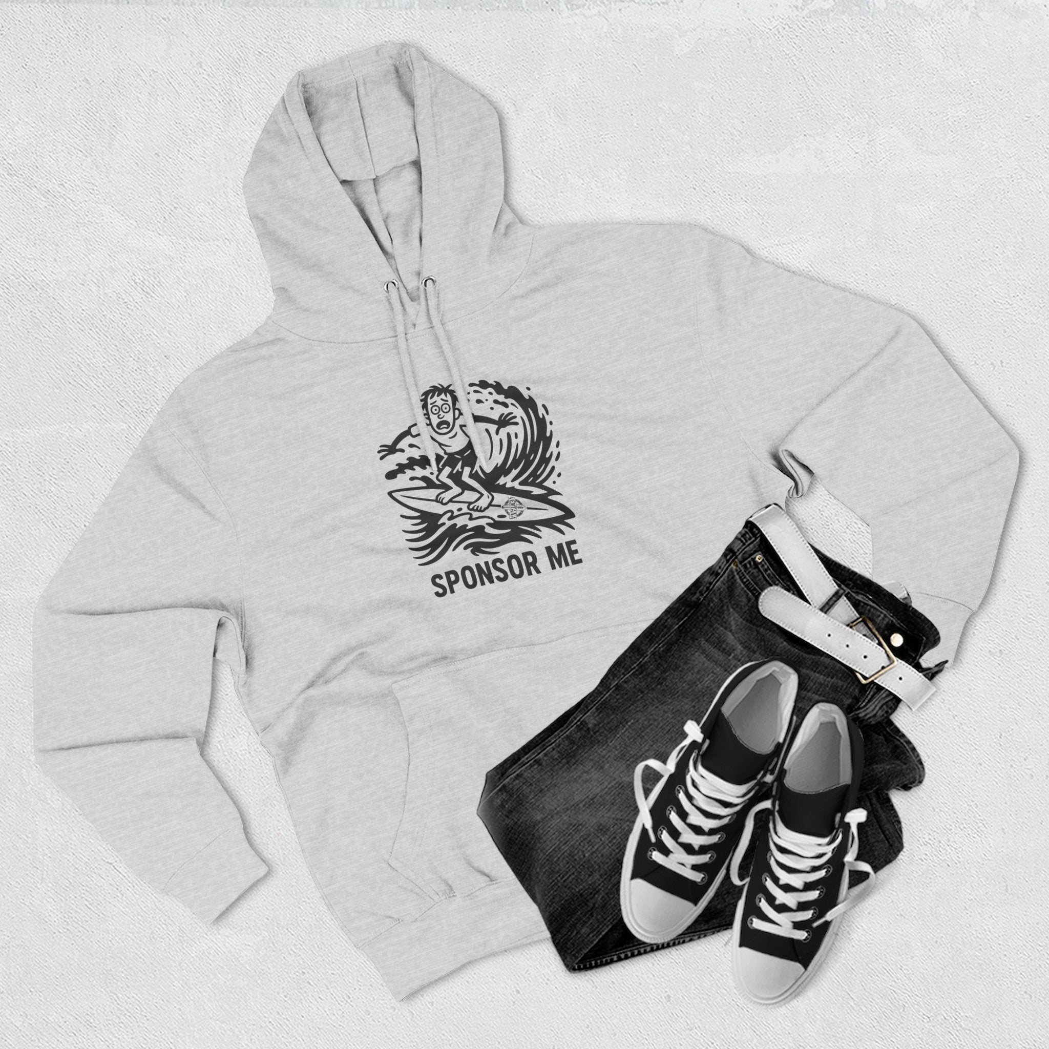 Sponsor Me Unisex - Pull-Over Cotton Blend Fleece Hoodie