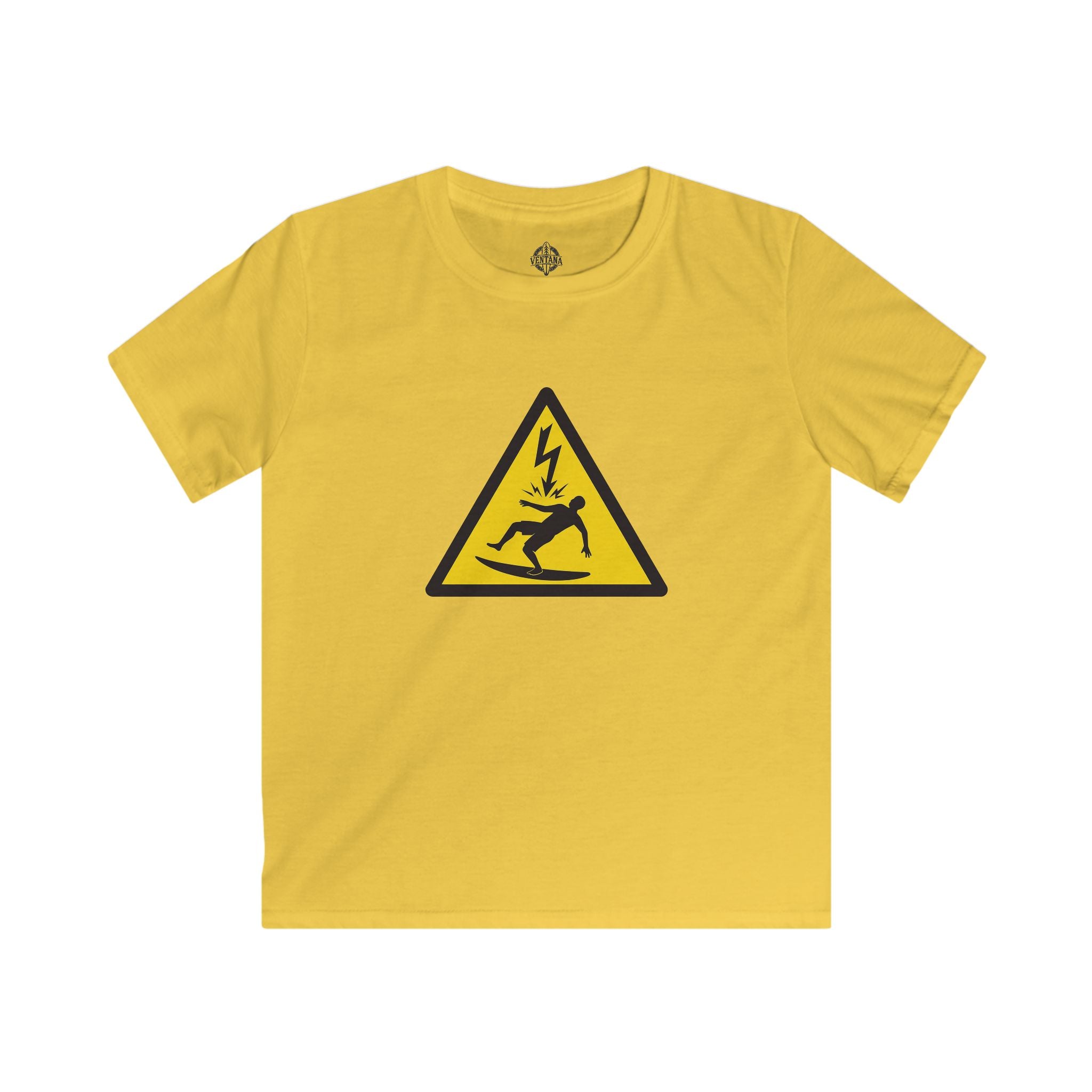 Electric Surfer Kids - Soft Style U.S. Cotton T-Shirt