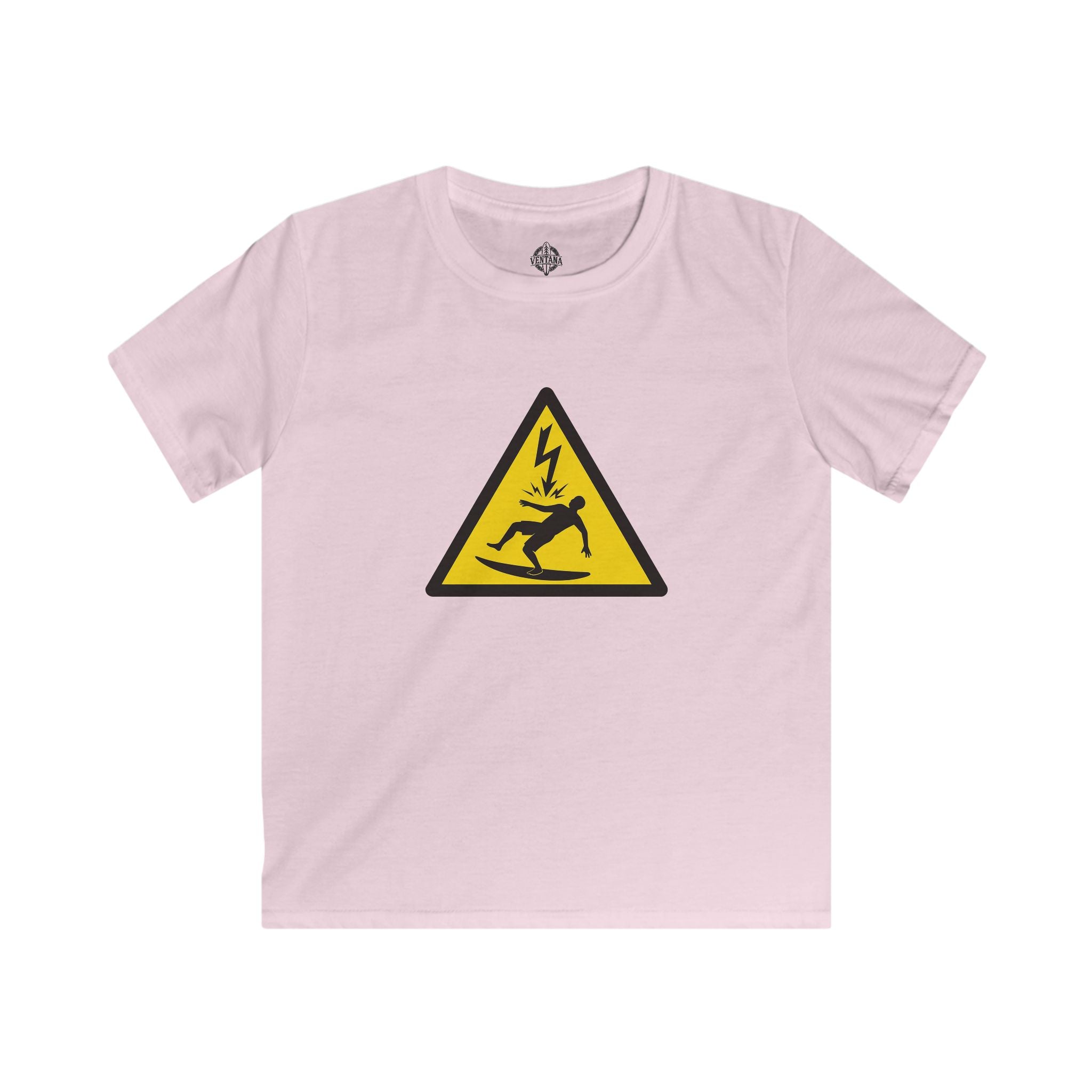 Electric Surfer Kids - Soft Style U.S. Cotton T-Shirt