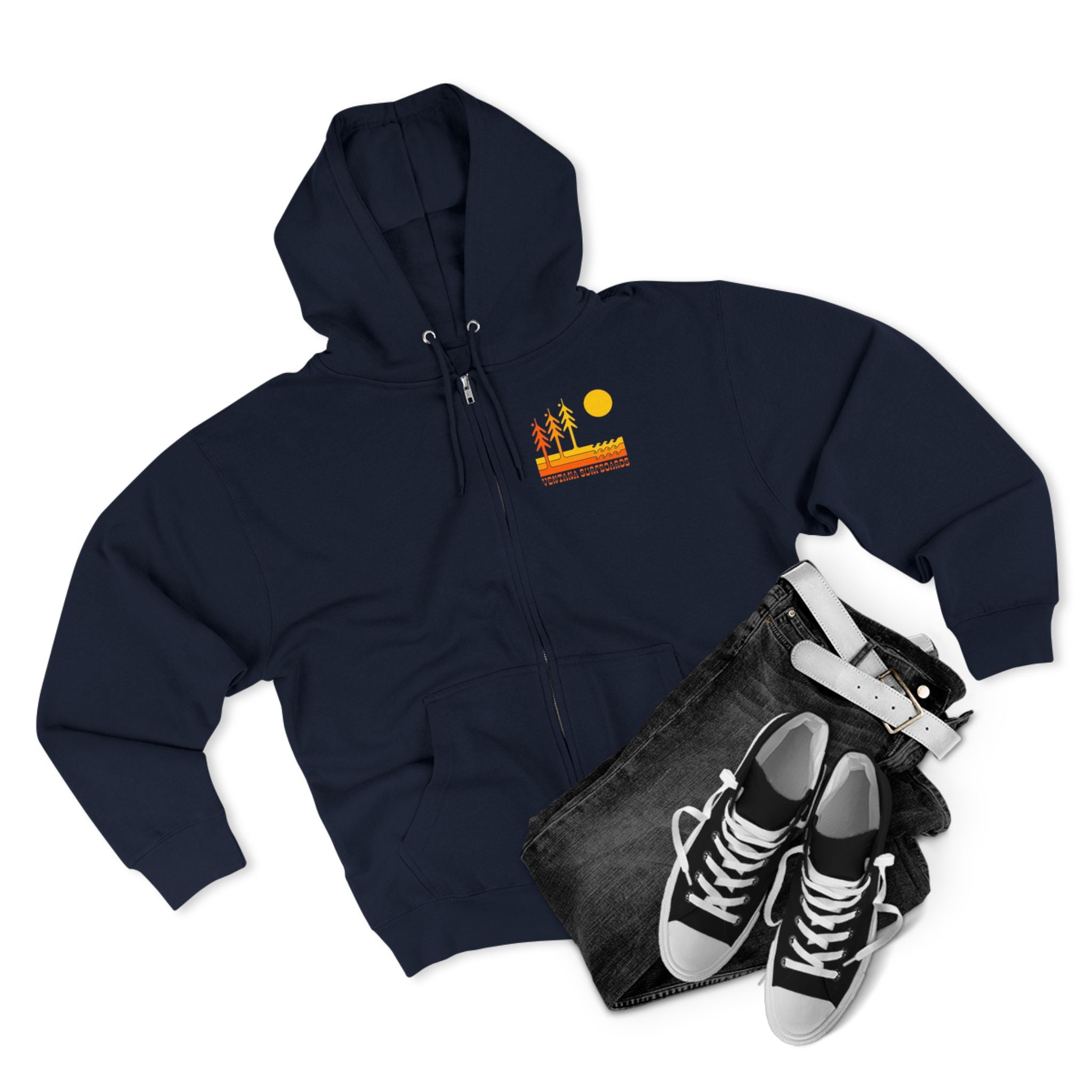 Ventana Circa 78 Unisex - Zip Cotton Blend Fleece Hoodie