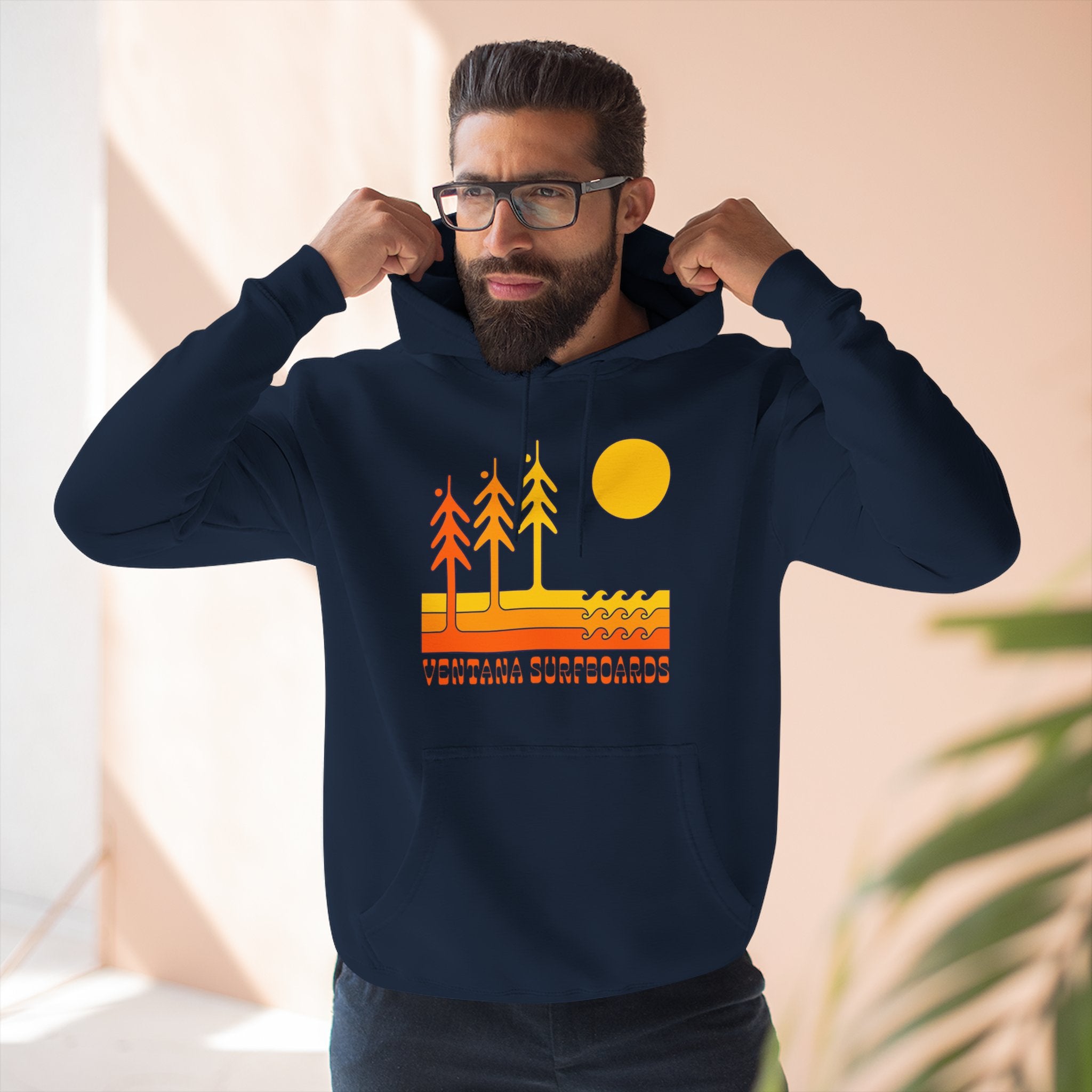 Ventana Circa 78 Unisex - Pull-Over Cotton Blend Fleece Hoodie