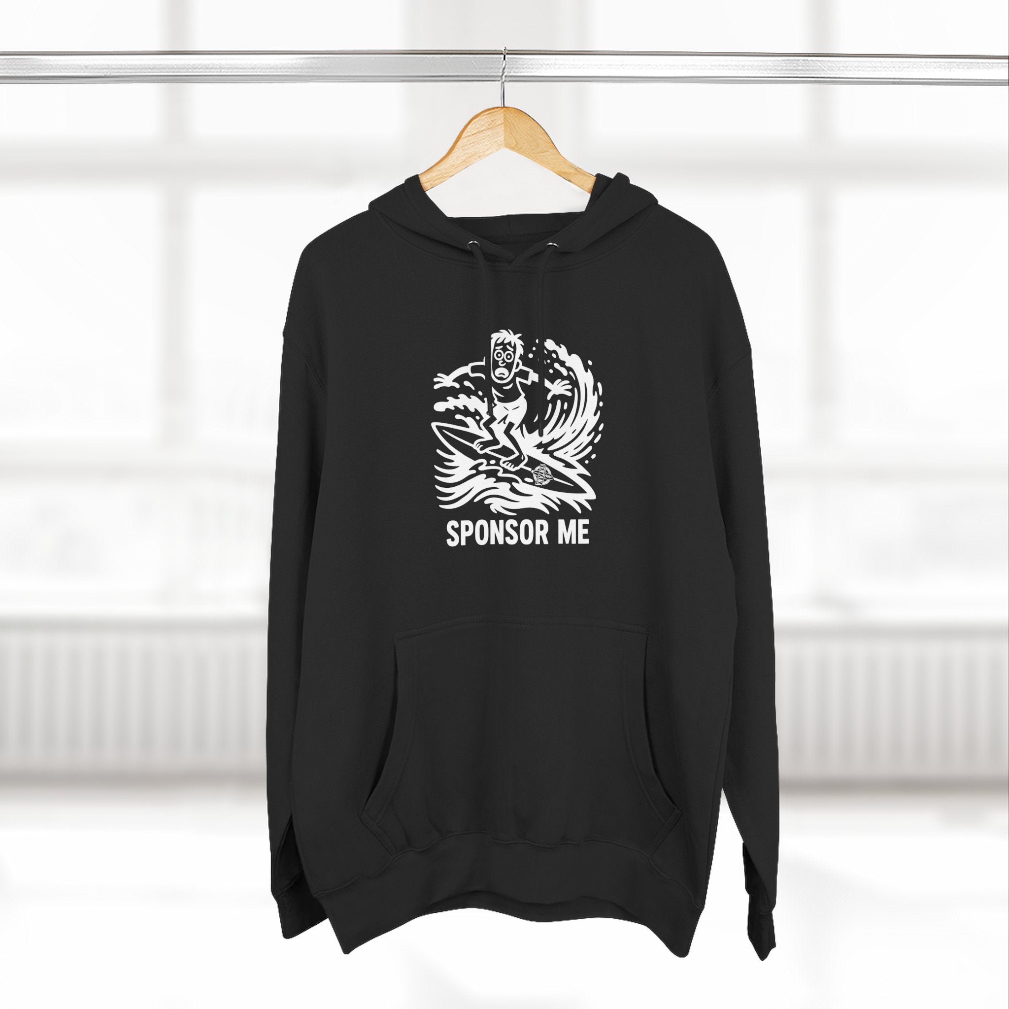 Sponsor Me Unisex - Pull-Over Cotton Blend Fleece Hoodie