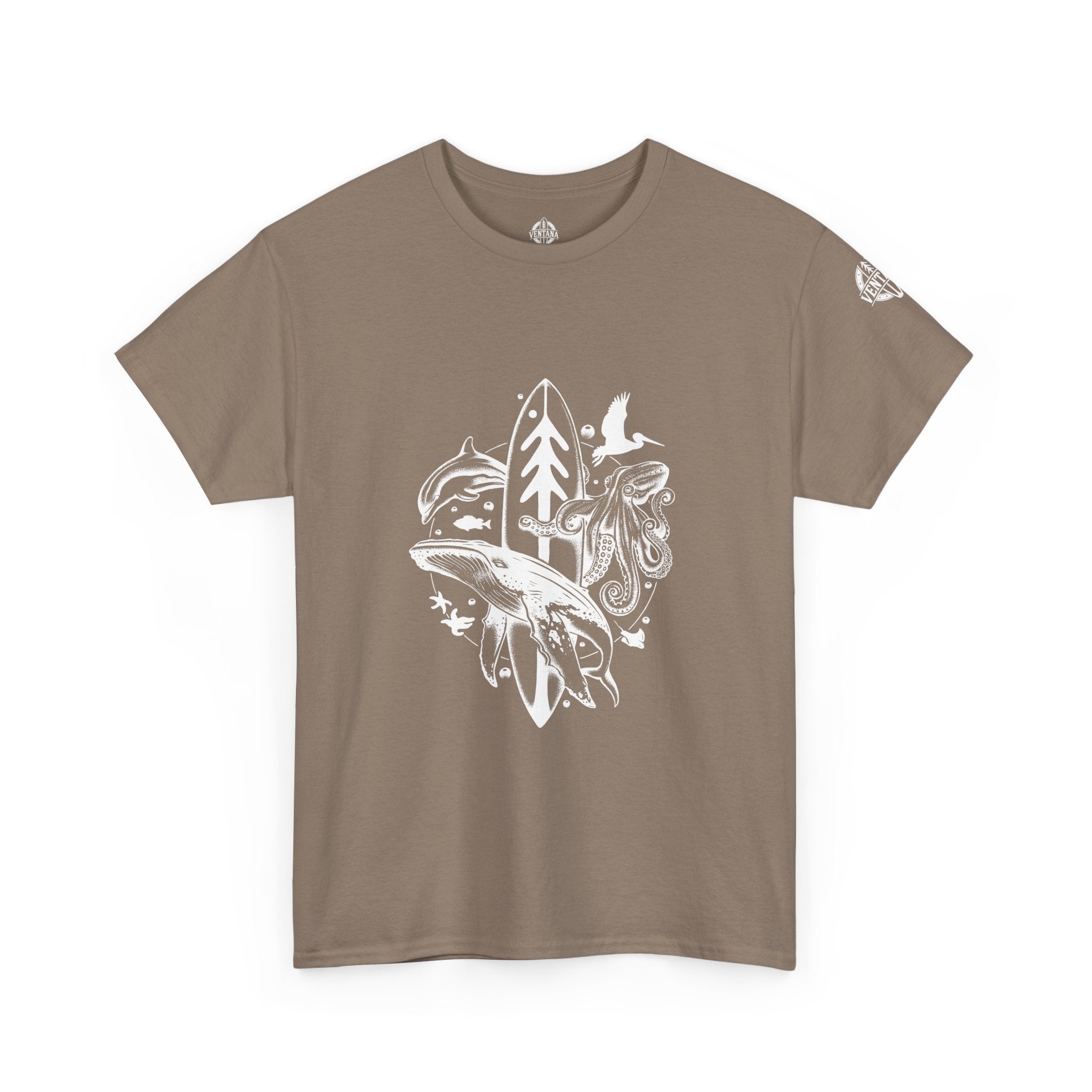 Ventana Monterey Bay by Thiago Bianchini - U.S. Cotton T-Shirt
