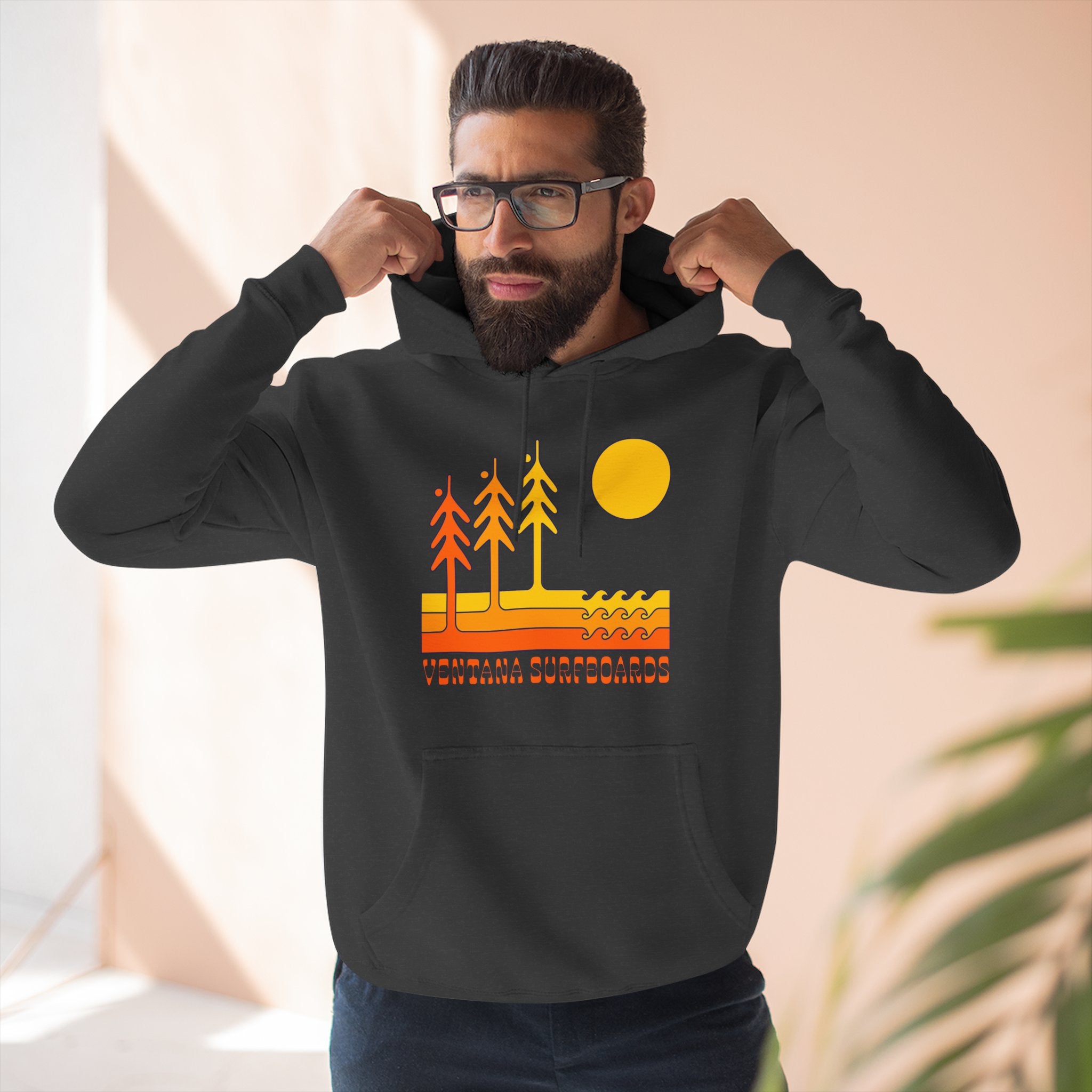 Ventana Circa 78 Unisex - Pull-Over Cotton Blend Fleece Hoodie