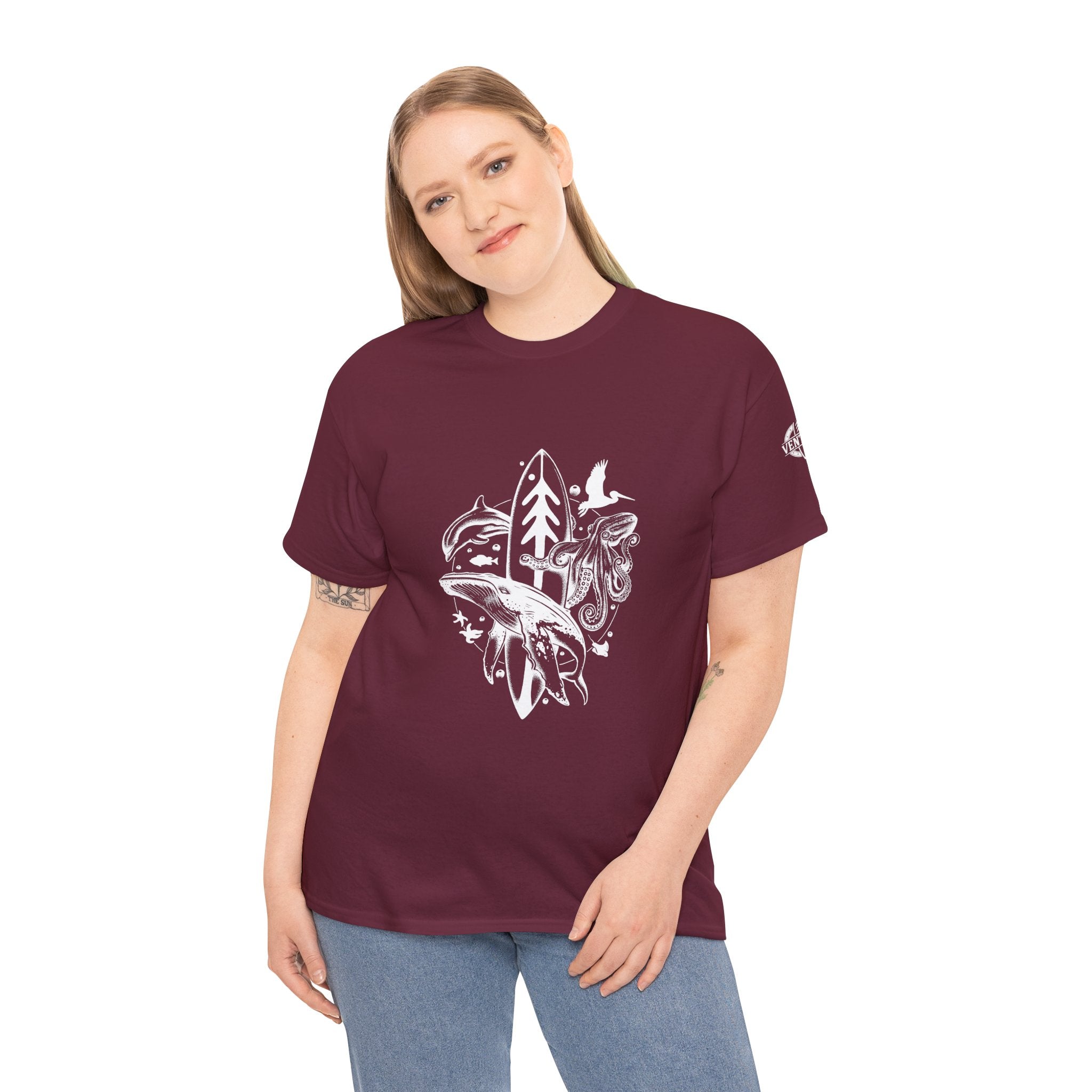 Ventana Monterey Bay by Thiago Bianchini - U.S. Cotton T-Shirt