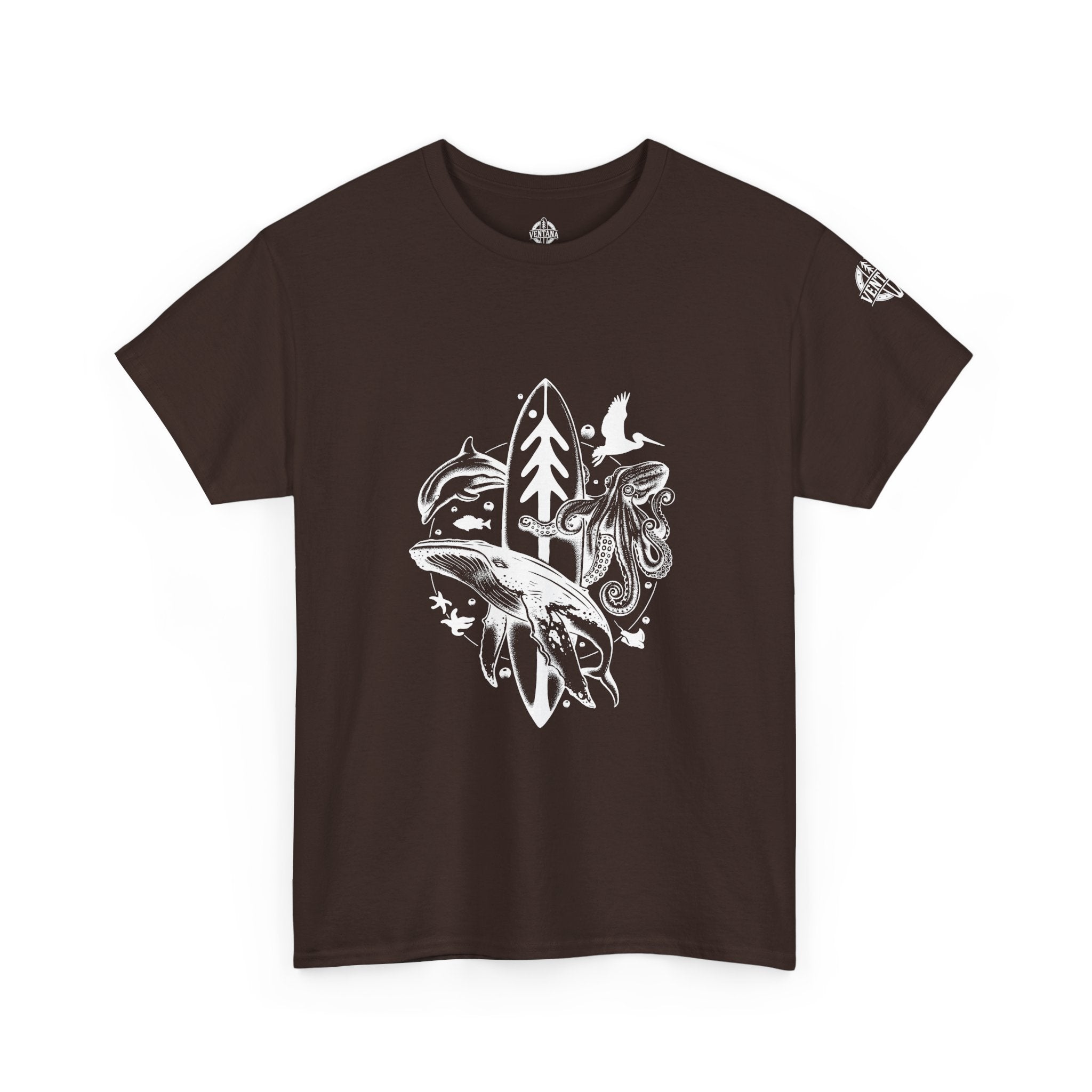 Ventana Monterey Bay by Thiago Bianchini - U.S. Cotton T-Shirt