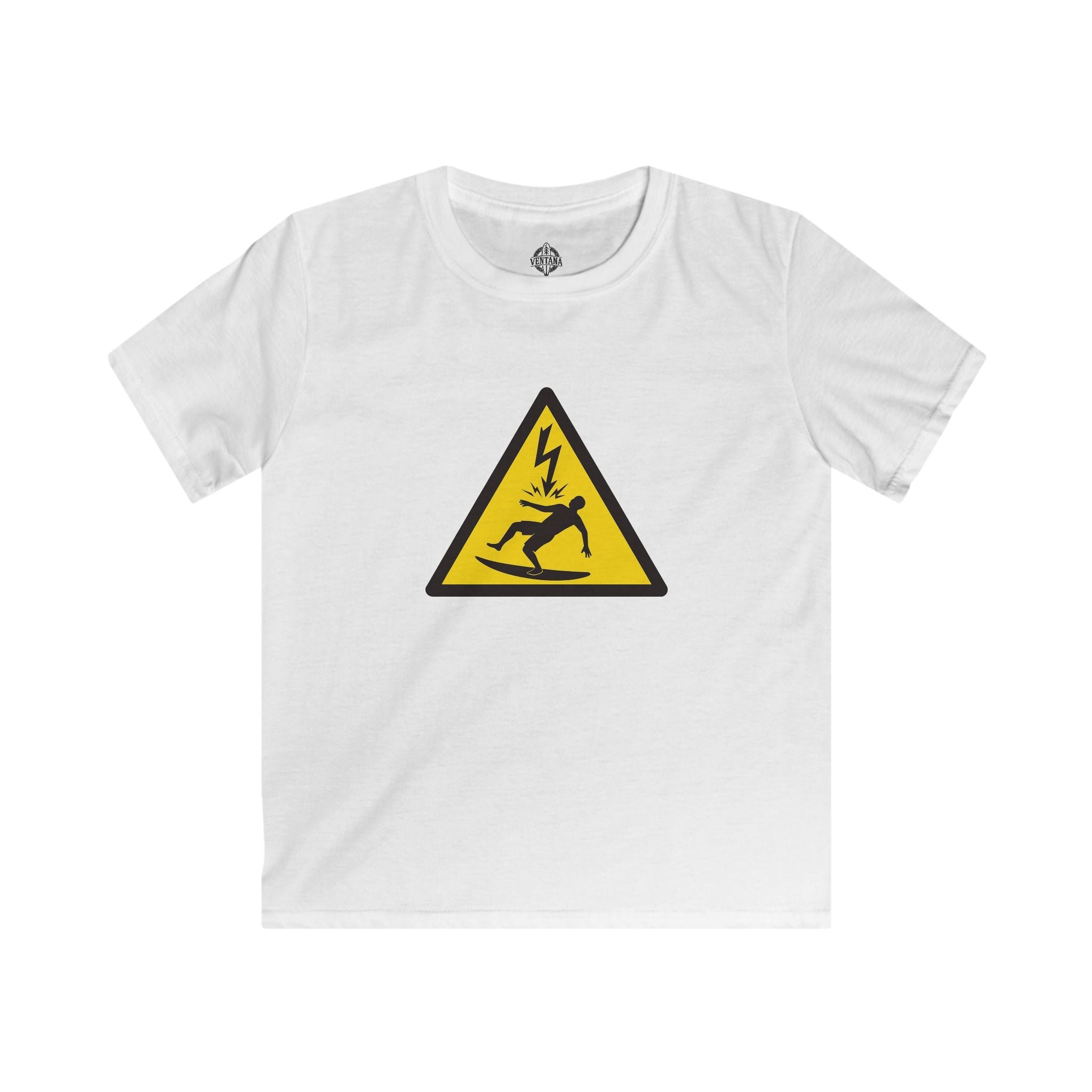 Electric Surfer Kids - Soft Style U.S. Cotton T-Shirt
