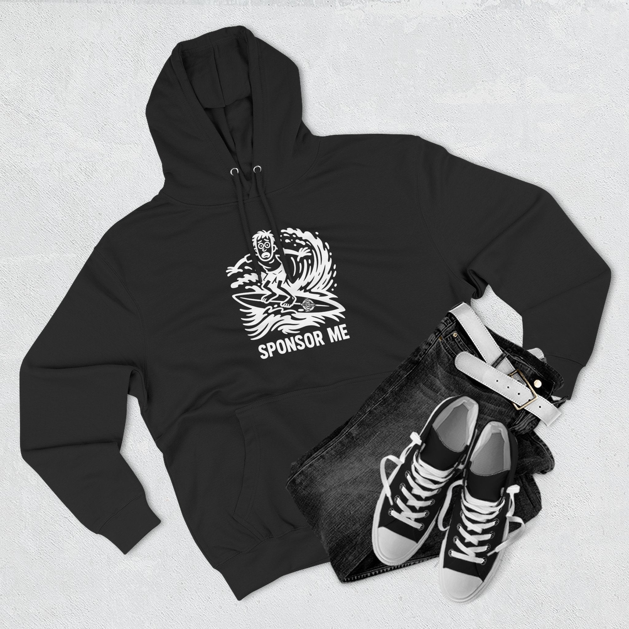 Sponsor Me Unisex - Pull-Over Cotton Blend Fleece Hoodie