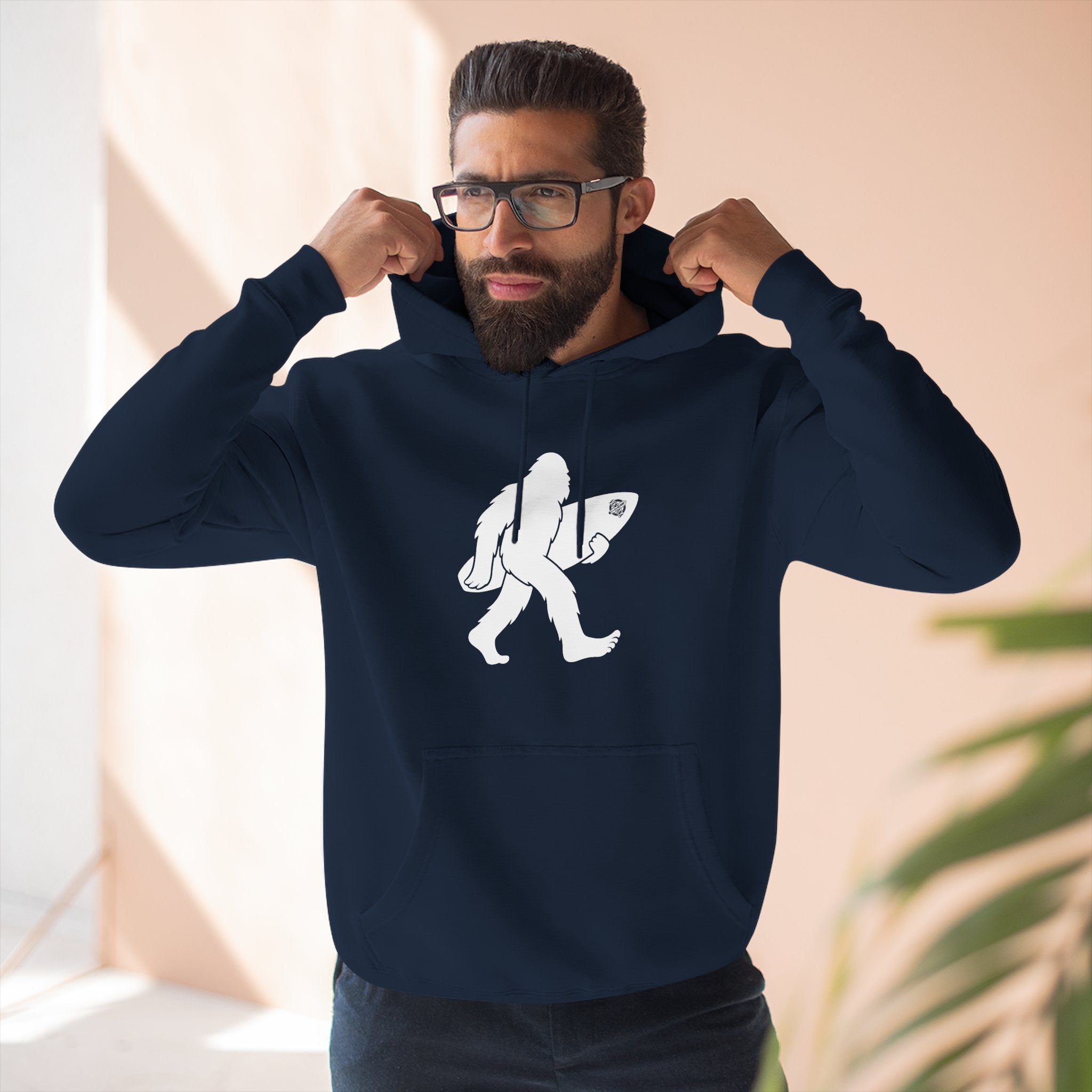 Ventana Surfsquatch Unisex - Pull-Over Cotton Blend Fleece Hoodie
