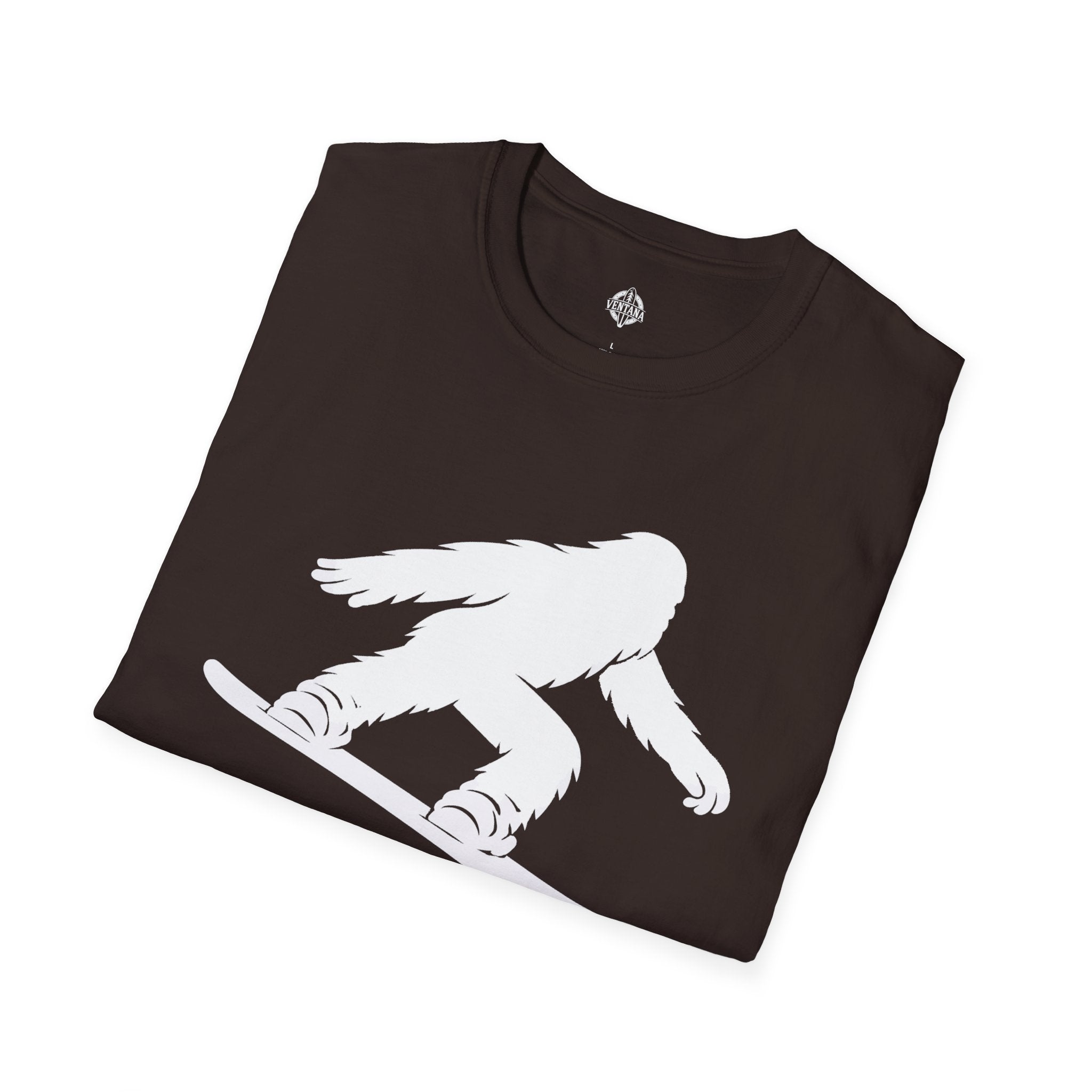 Ventana Shreddy Yeti Snowboard Unisex - U.S. Cotton T-Shirt
