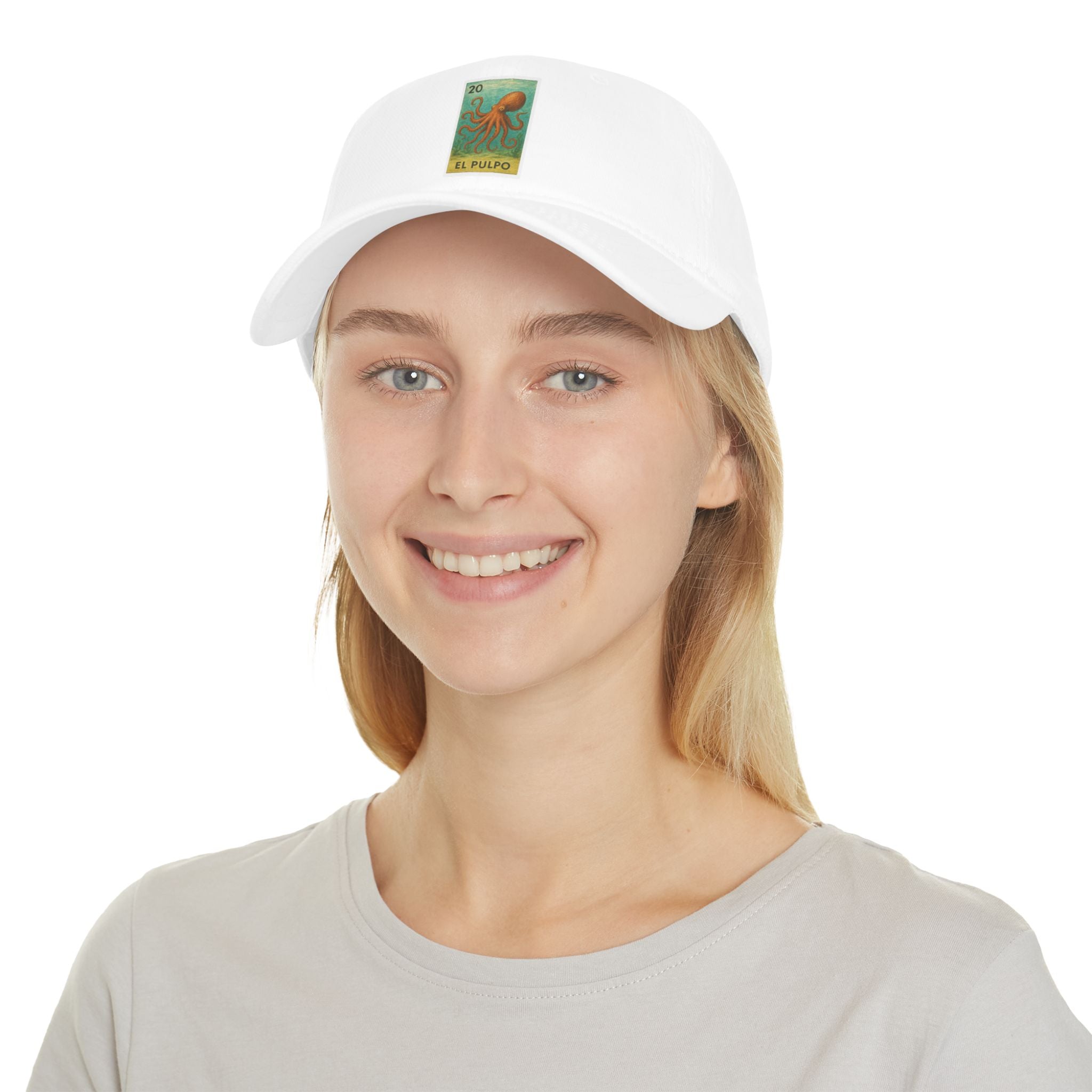 Octopus Lotería Unisex - 100% Cotton Baseball Cap (El Pulpo)