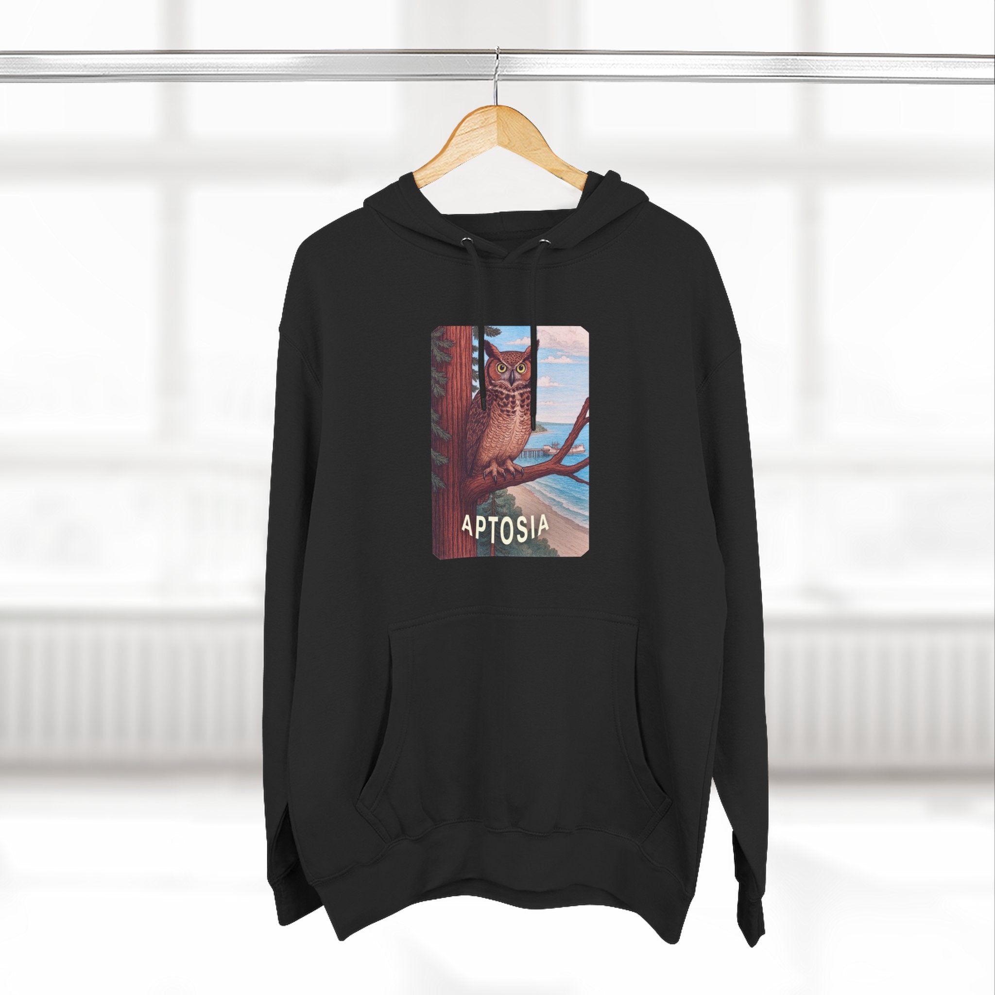 Aptos California Aptosia Unisex - Pull-Over Cotton Blend Fleece Hoodie