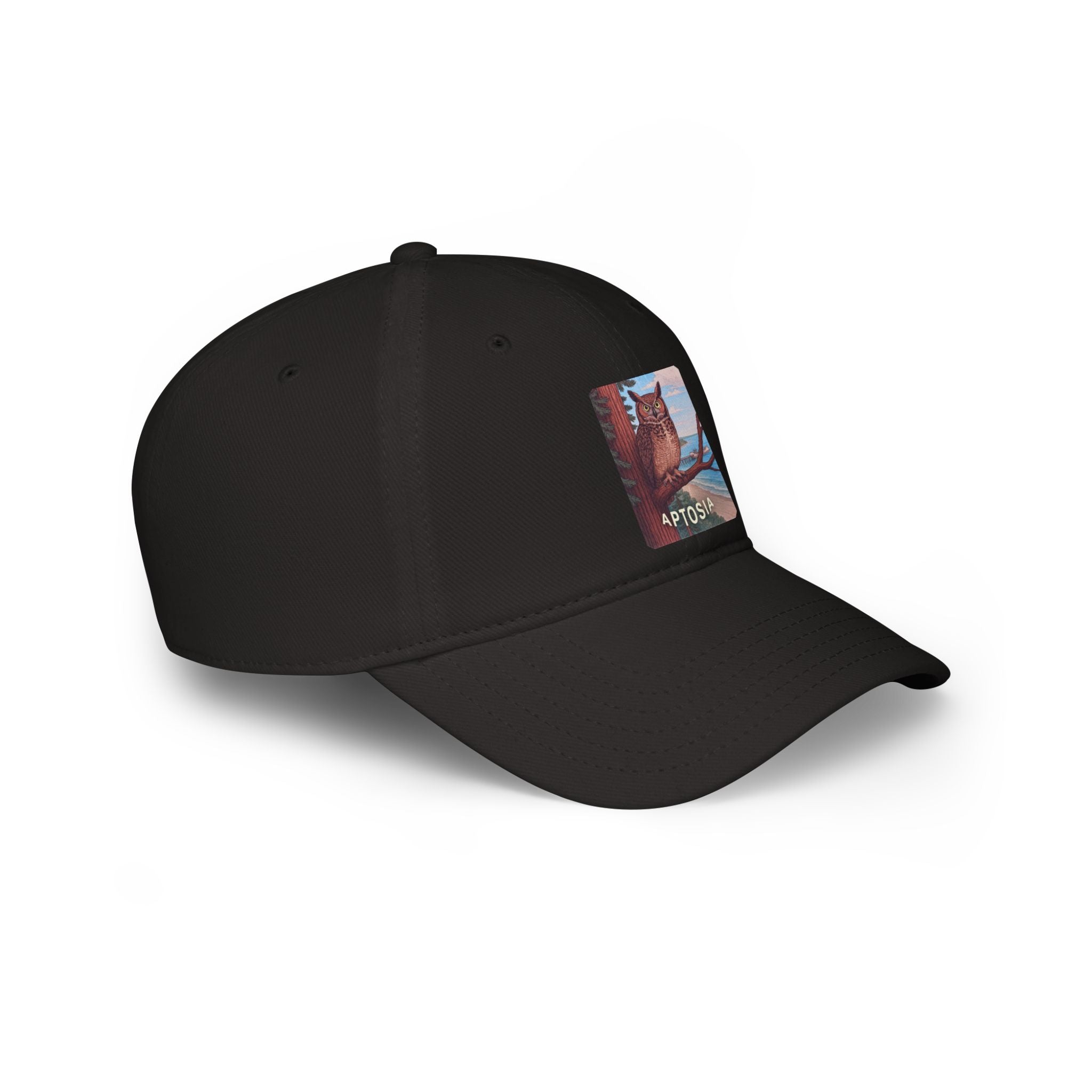 Aptos California Aptosia Owl - 100% Cotton Baseball Cap