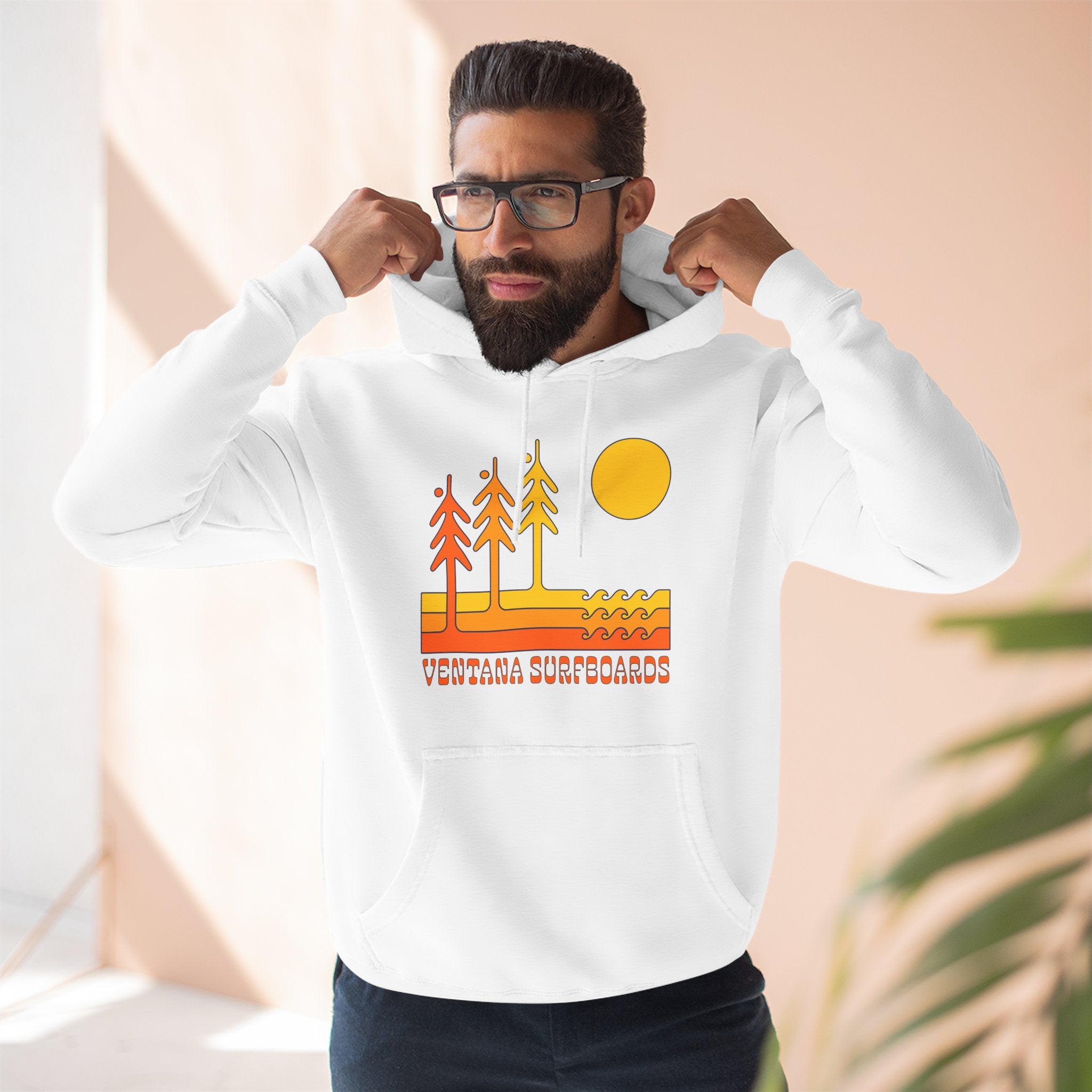 Ventana Circa 78 Unisex - Pull-Over Cotton Blend Fleece Hoodie