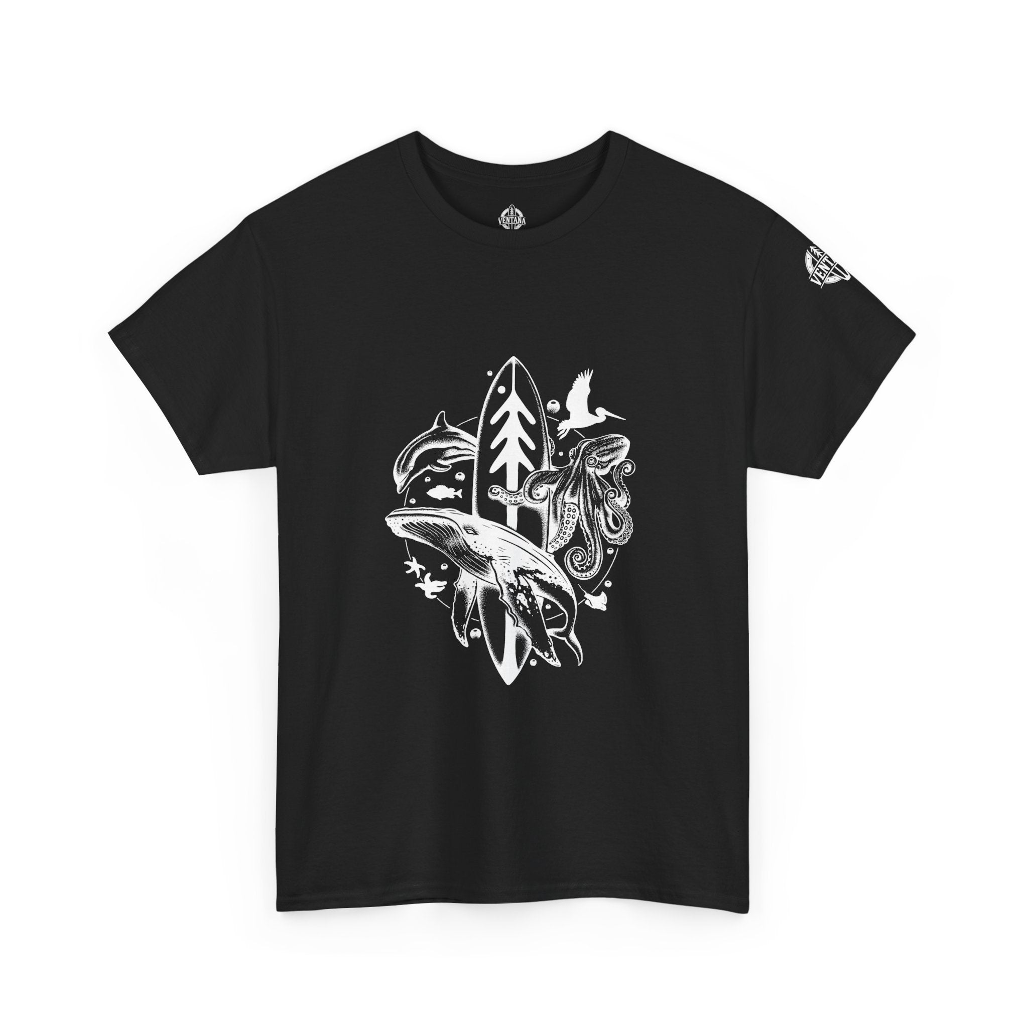 Ventana Monterey Bay by Thiago Bianchini - U.S. Cotton T-Shirt