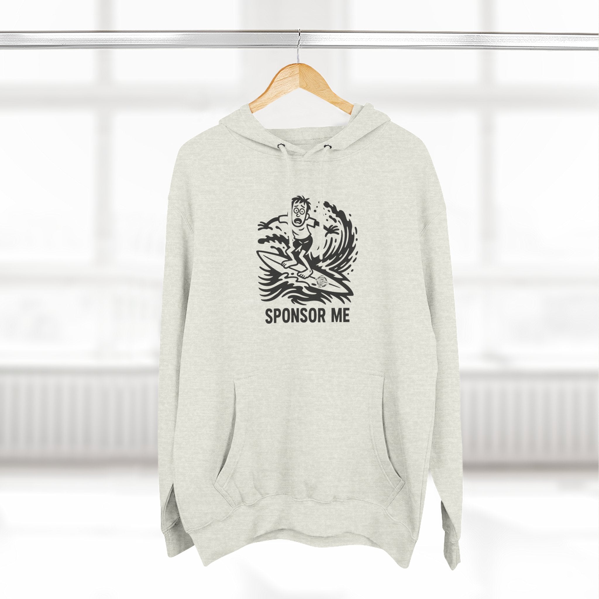 Sponsor Me Unisex - Pull-Over Cotton Blend Fleece Hoodie