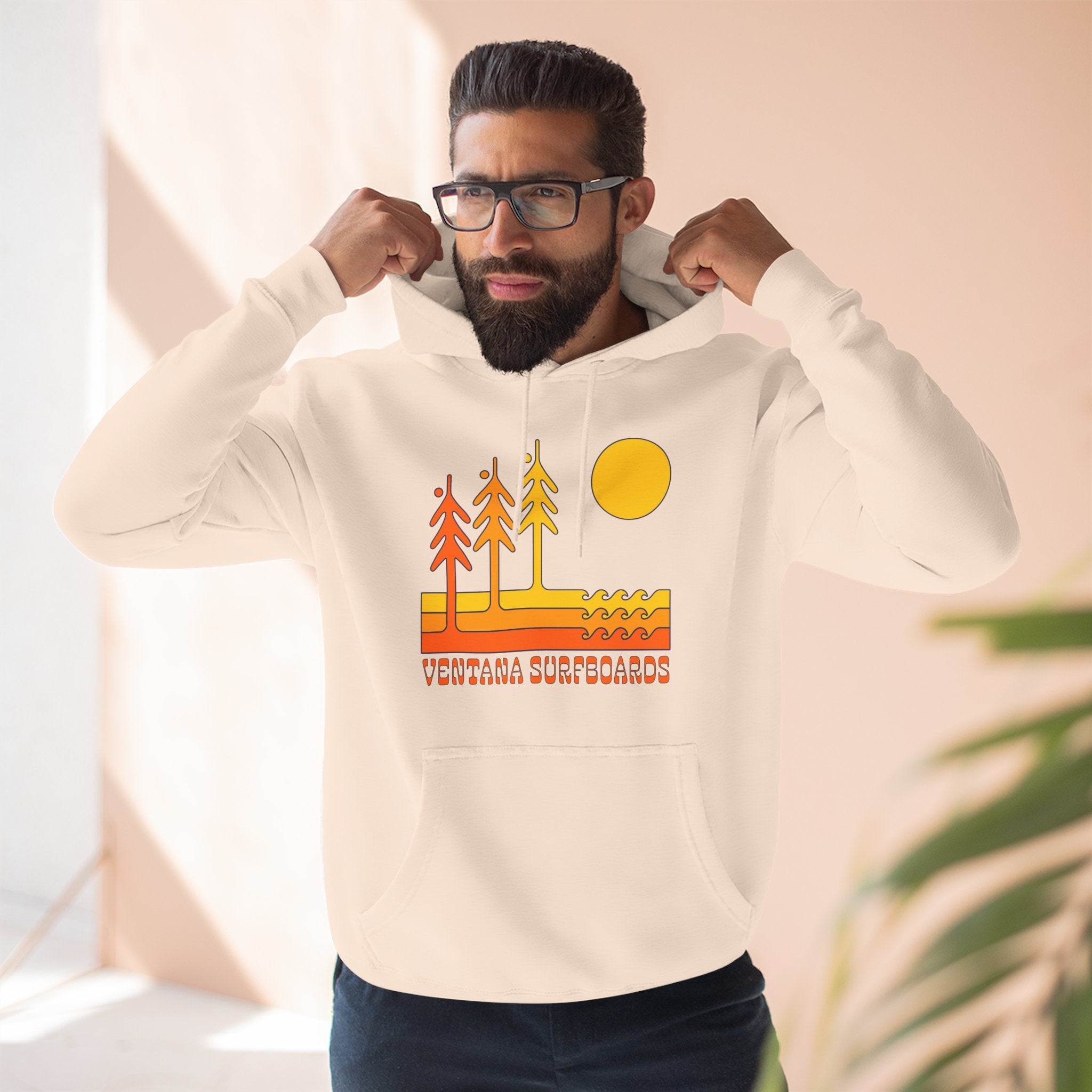Ventana Circa 78 Unisex - Pull-Over Cotton Blend Fleece Hoodie