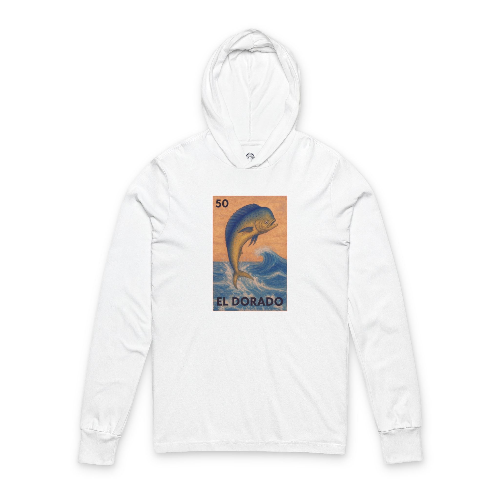 Dorado Lotería Unisex - Cotton Hooded Long Sleeve Hooded T-Shirt (El Dorado)