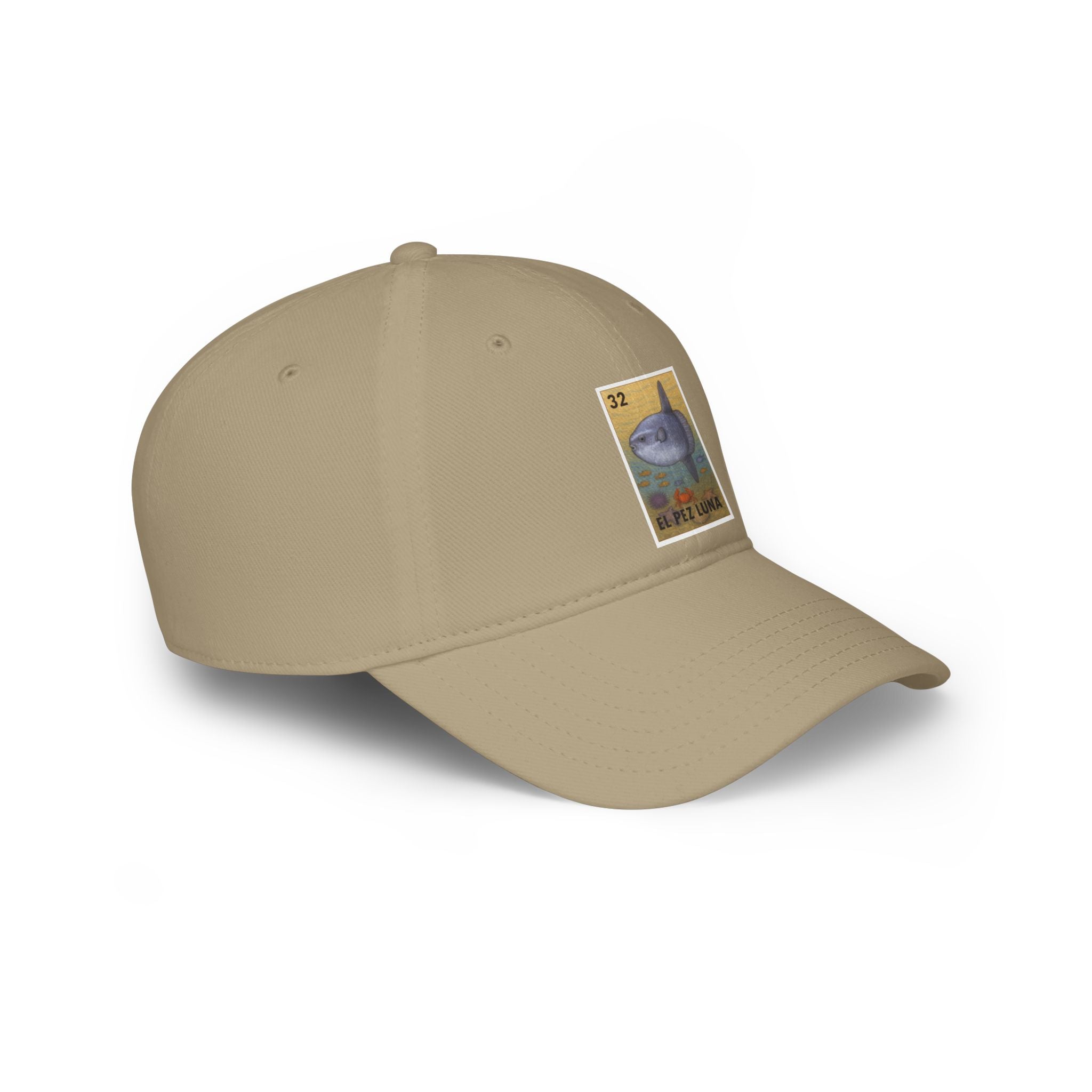 Sunfish Lotería Unisex - 100% Cotton Baseball Cap (El Pez Luna)