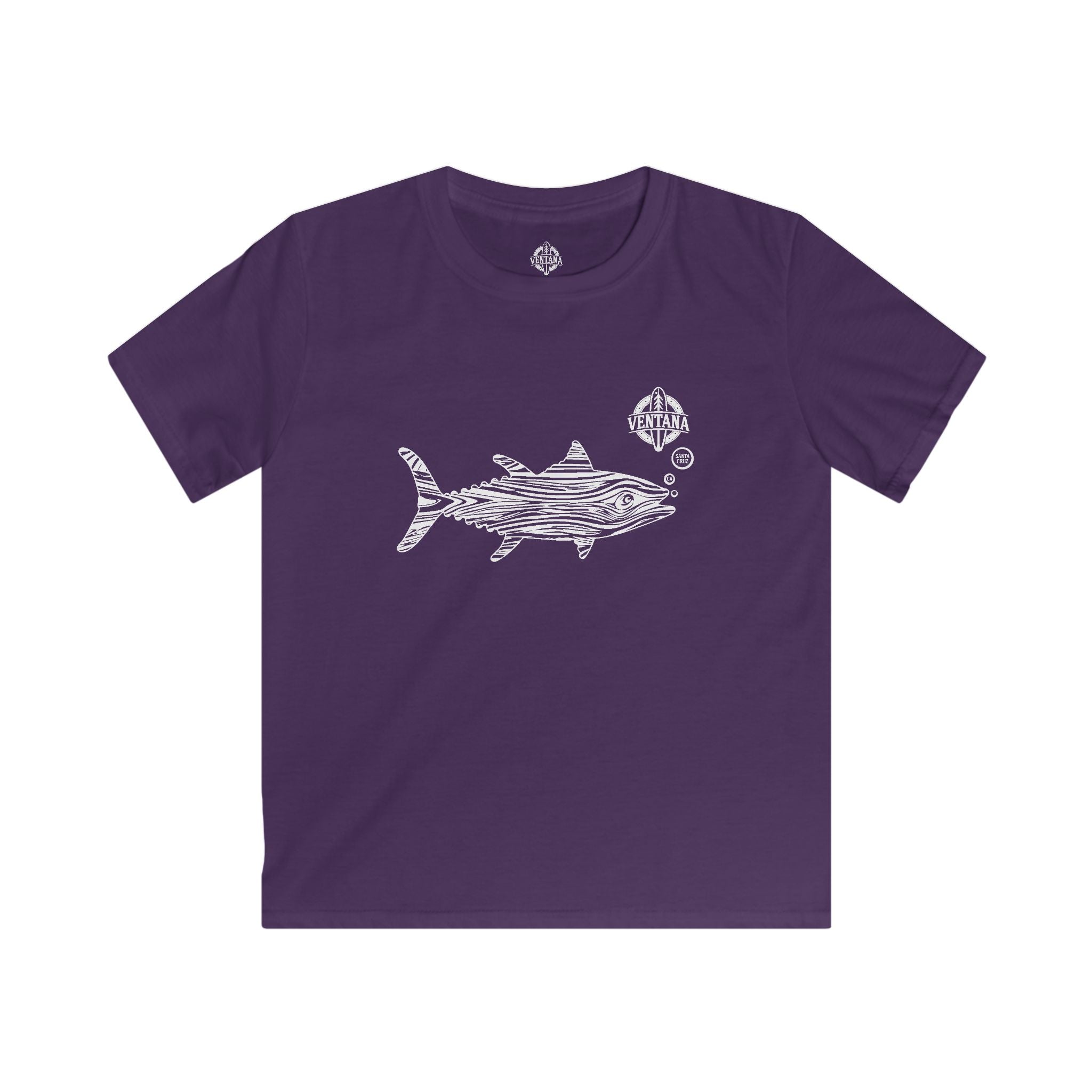 Ventana Wooden Tuna Kids - Soft Style U.S. Cotton T-Shirt