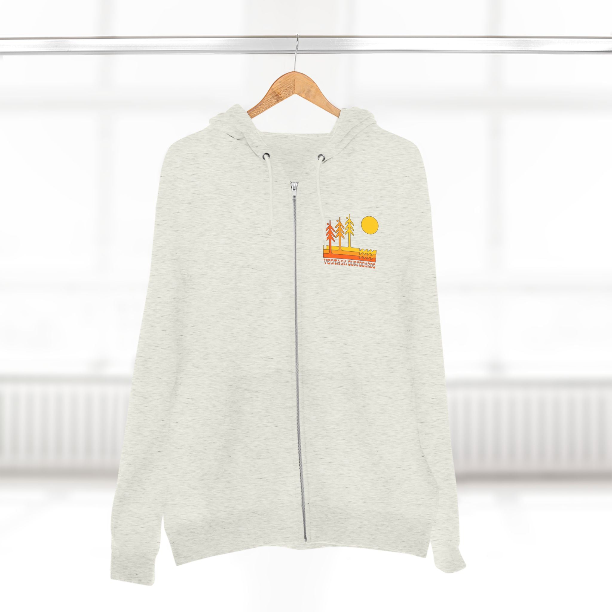 Ventana Circa 78 Unisex - Zip Cotton Blend Fleece Hoodie