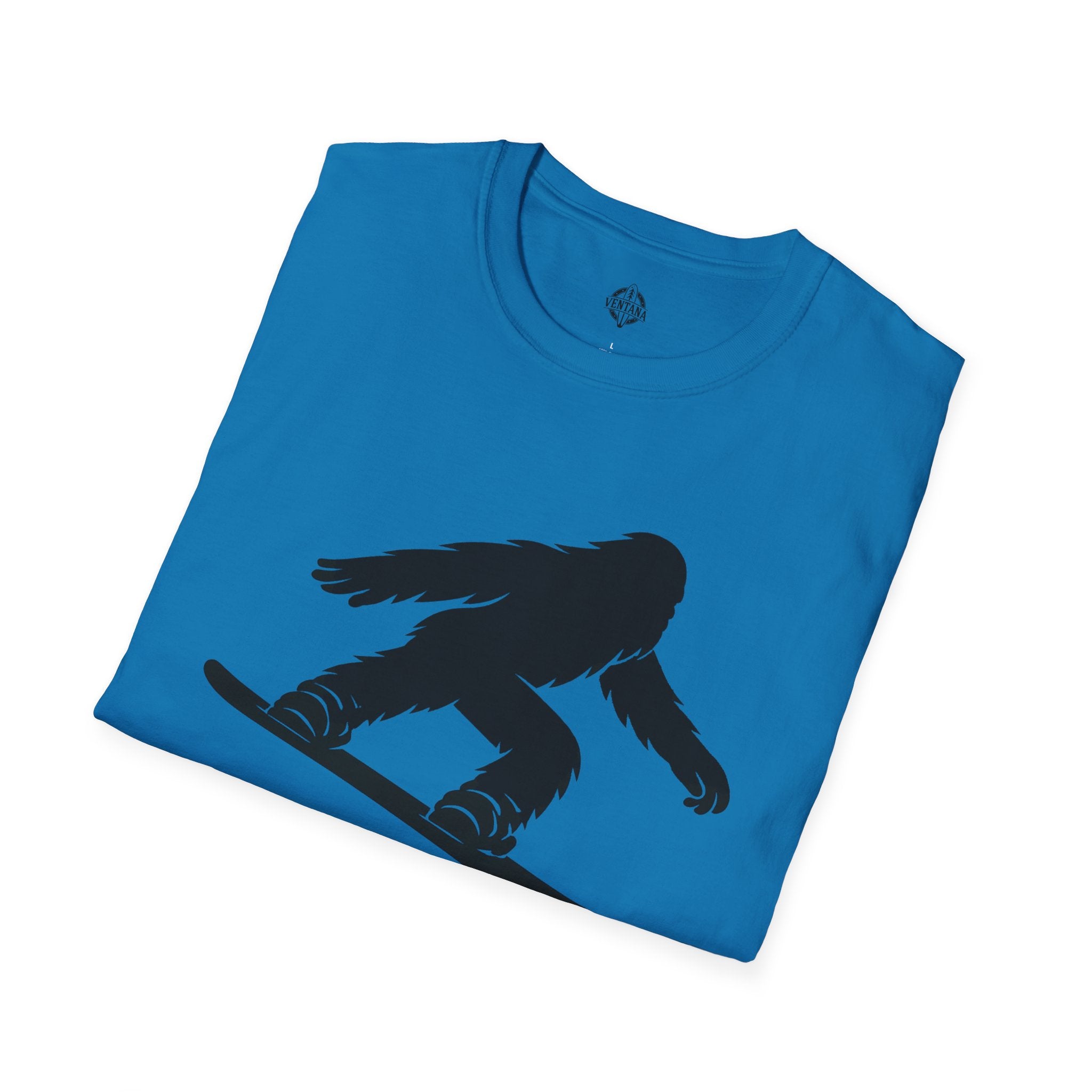 Ventana Shreddy Yeti Snowboard Unisex - U.S. Cotton T-Shirt