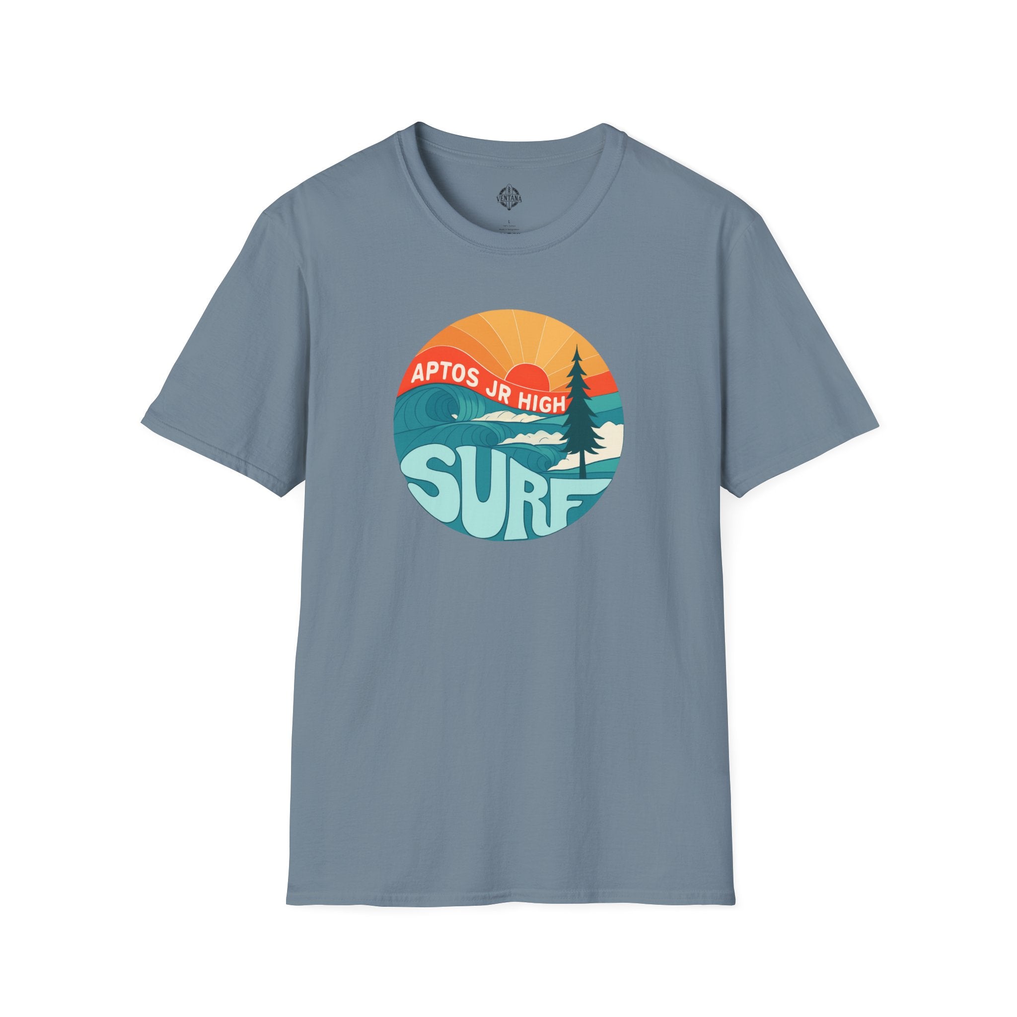 Aptos Junior High Surf Team Sunset Unisex - U.S. Cotton T-Shirt