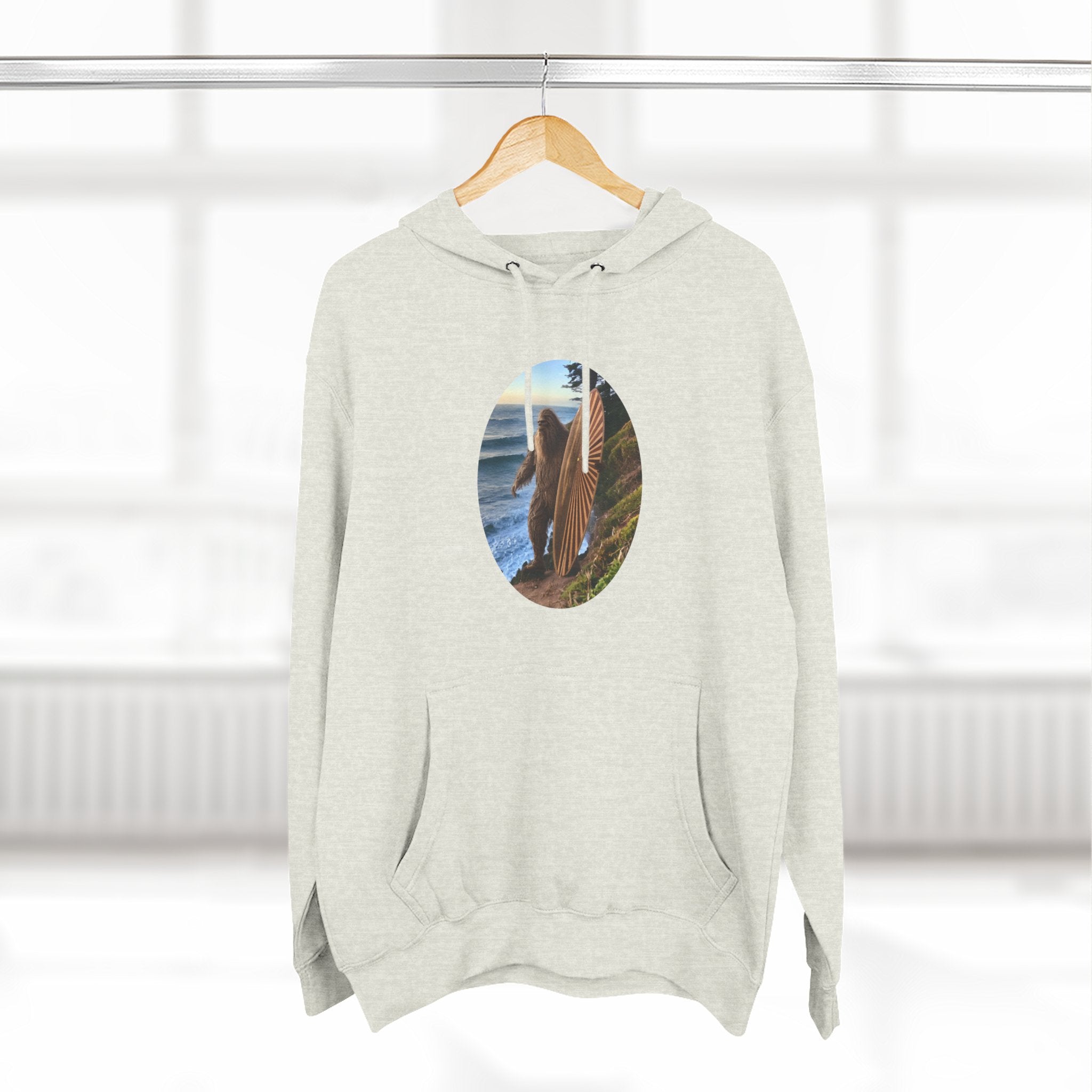 Ventana Real Surfsquatch Unisex - Pull-Over Cotton Blend Fleece Hoodie