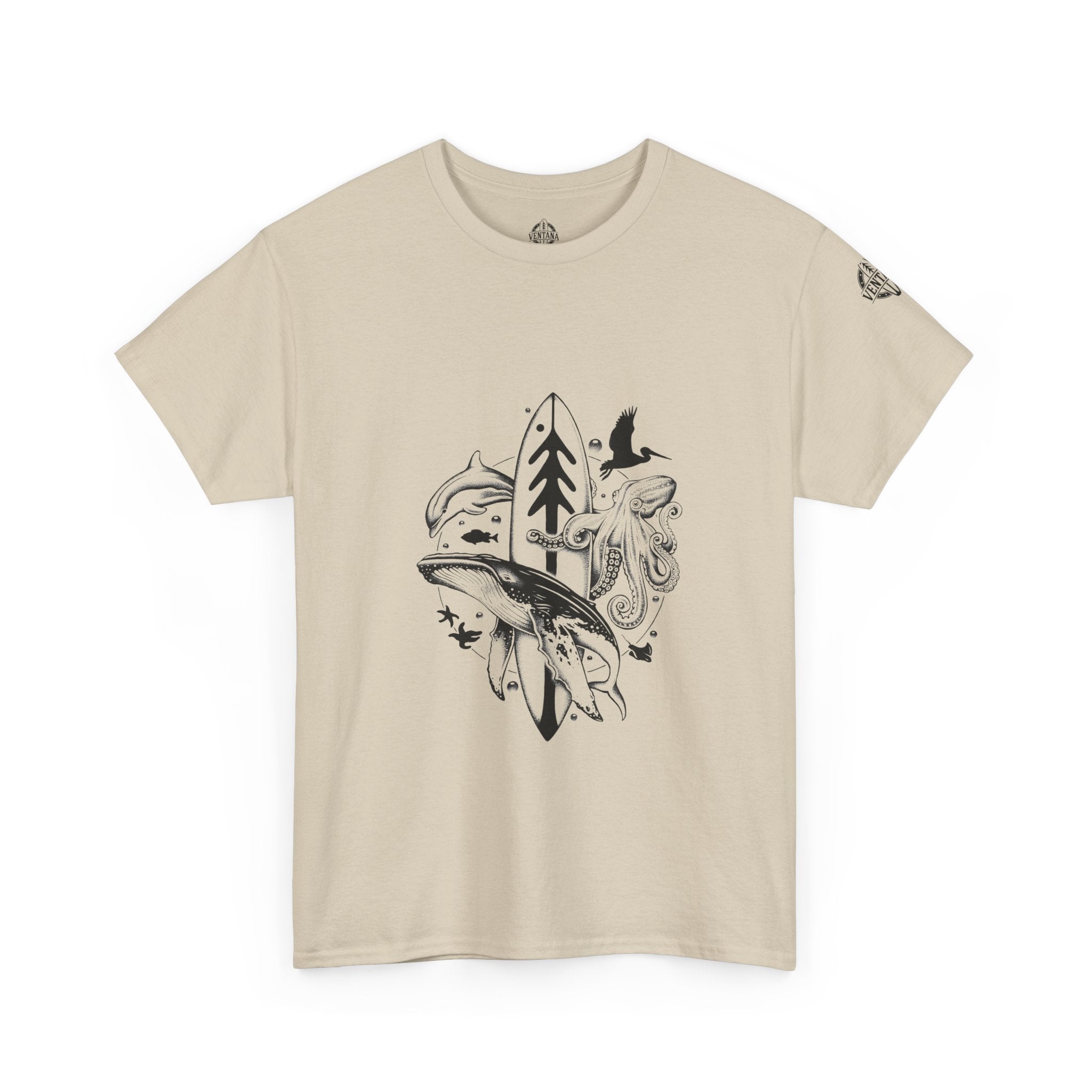 Ventana Monterey Bay by Thiago Bianchini - U.S. Cotton T-Shirt