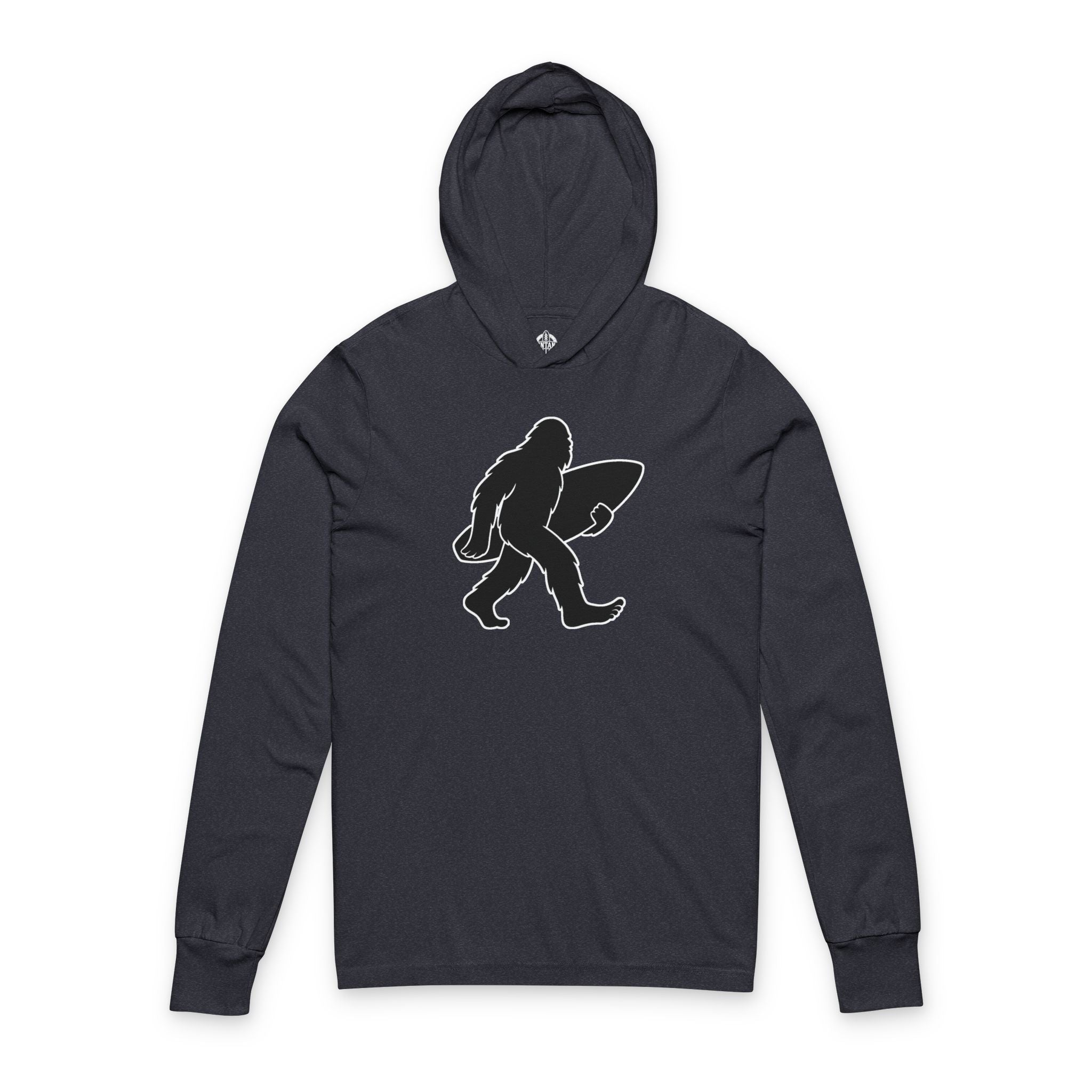 Ventana Surfsquatch Unisex - Cotton Long Sleeve Hooded T-Shirt