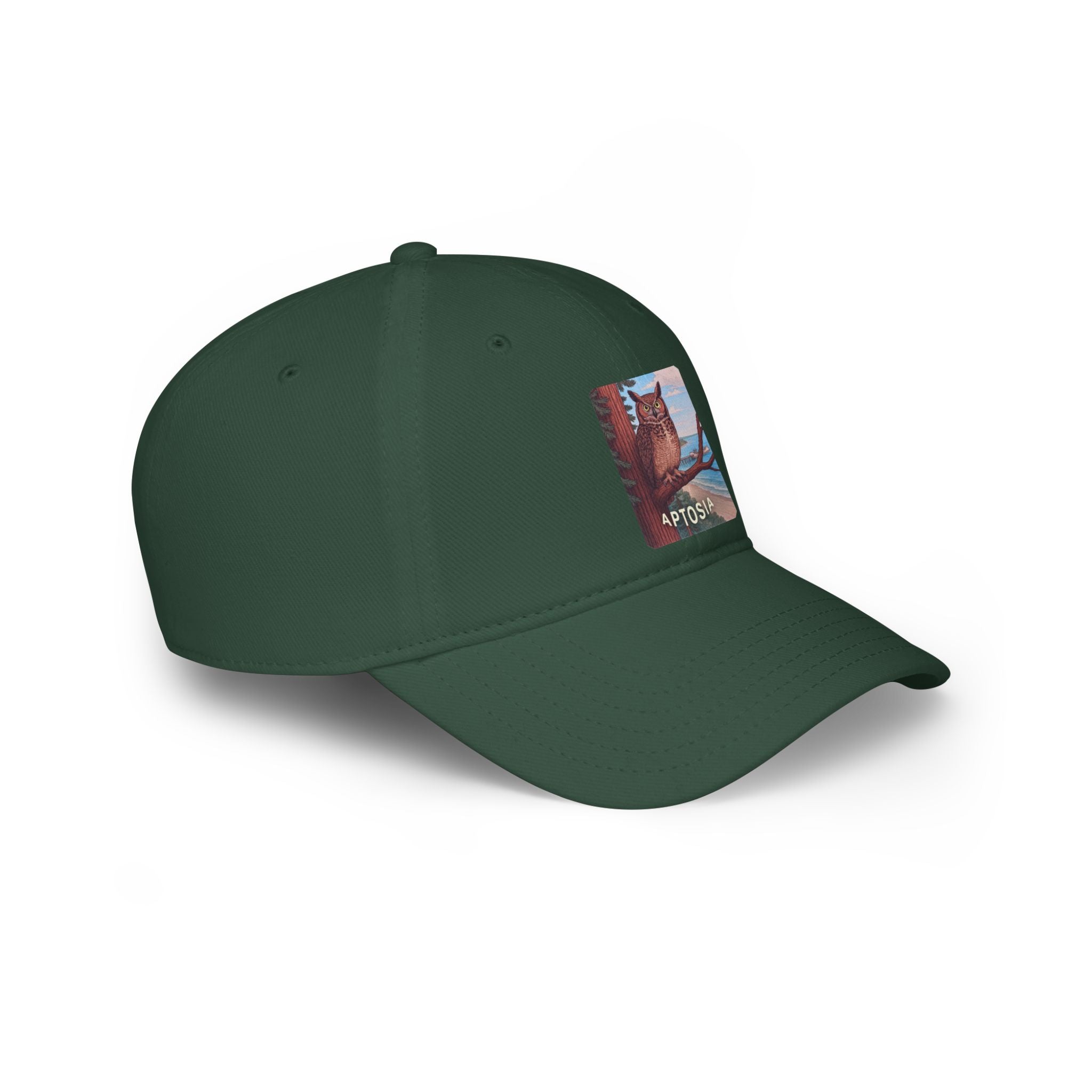 Aptos California Aptosia Owl - 100% Cotton Baseball Cap