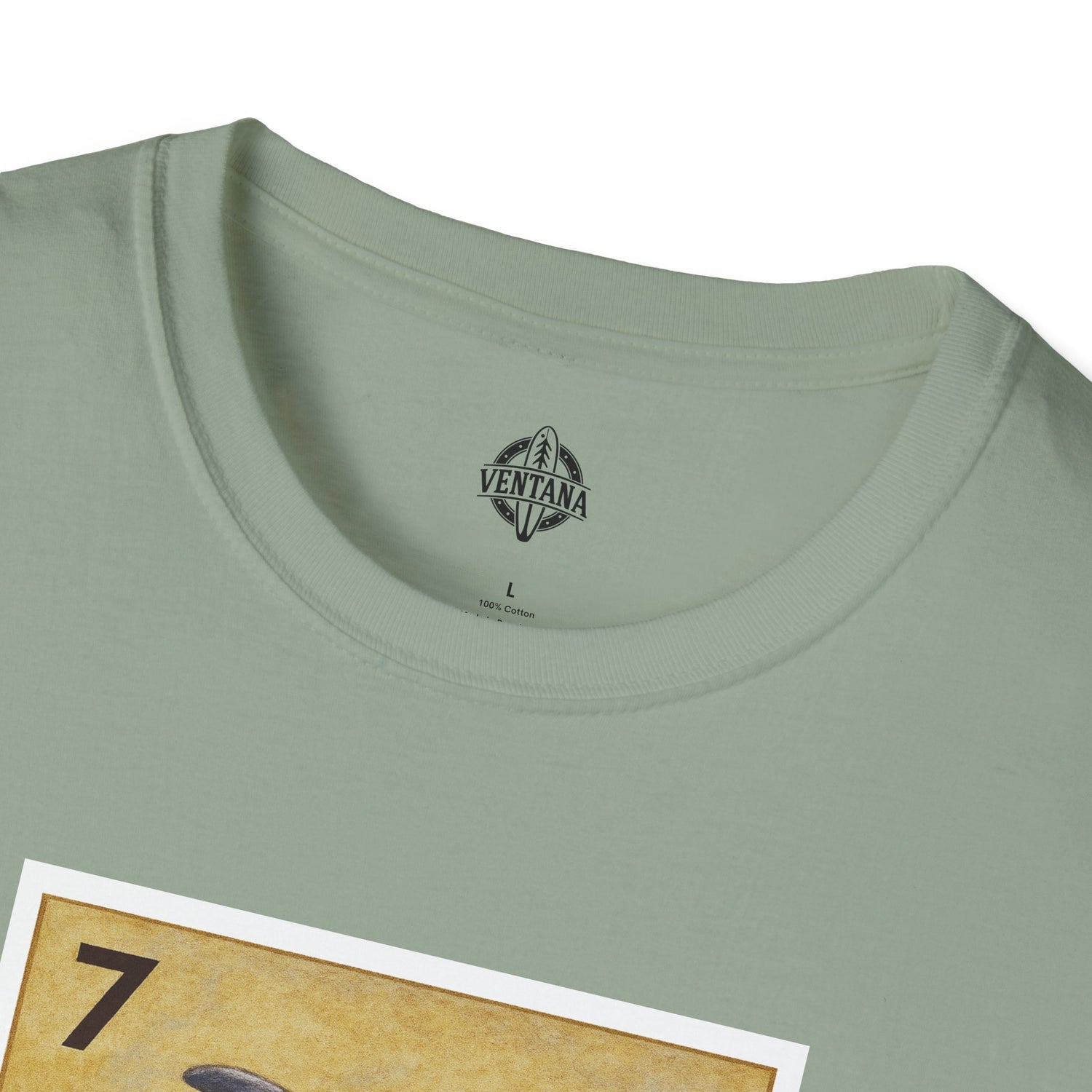 Dolphin Lotería Unisex - Soft Style U.S. Cotton T-Shirt (El Delfín)