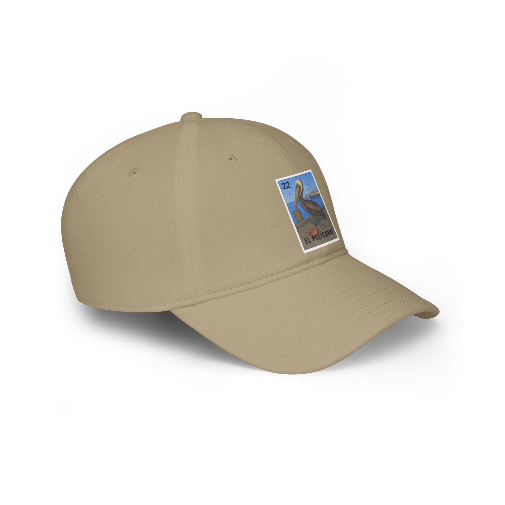 Pelican Lotería Unisex - 100% Cotton Baseball Cap (El Pelícano)